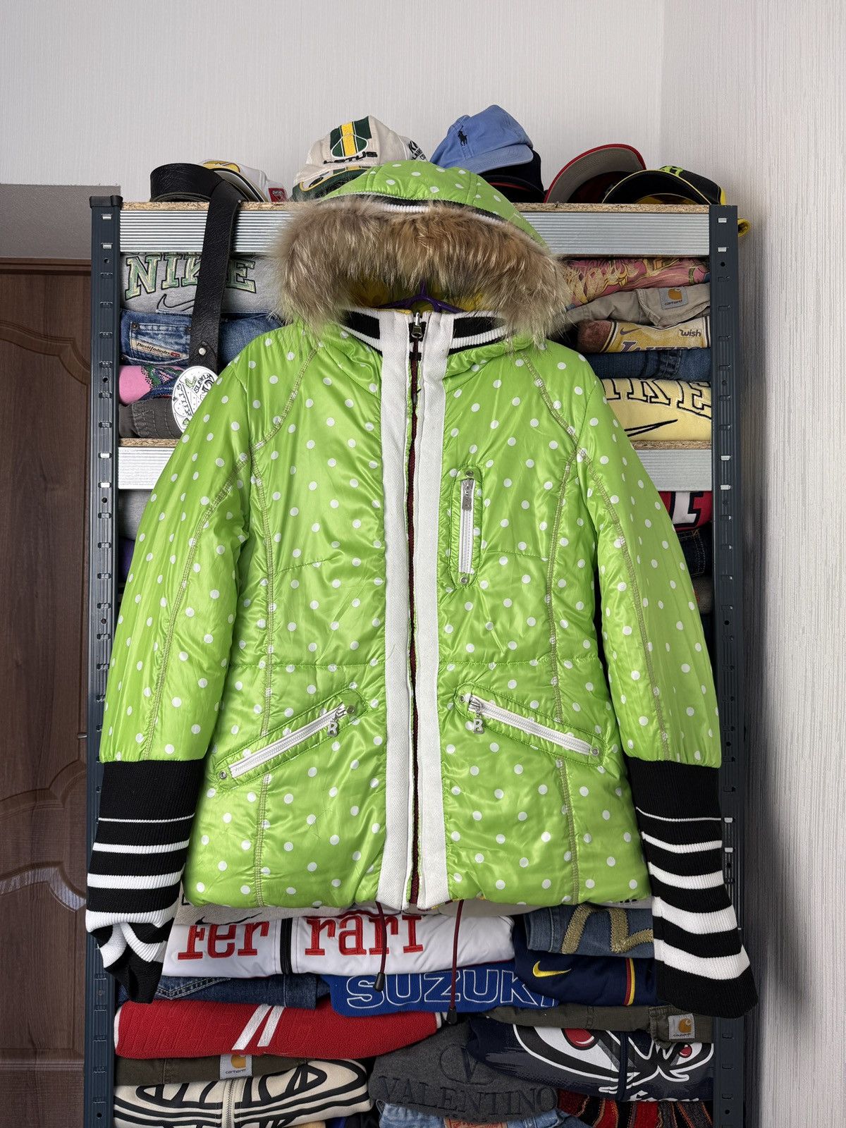Bogner Bogner Ski Jacket Reversible Bomber Patchwork Flowers Size L / US 10 / IT 46 - 3 Thumbnail