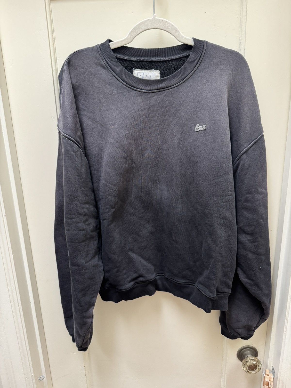ERL ERL Black Sunfaded Crewneck Size US M / EU 48-50 / 2 - 1 Thumbnail