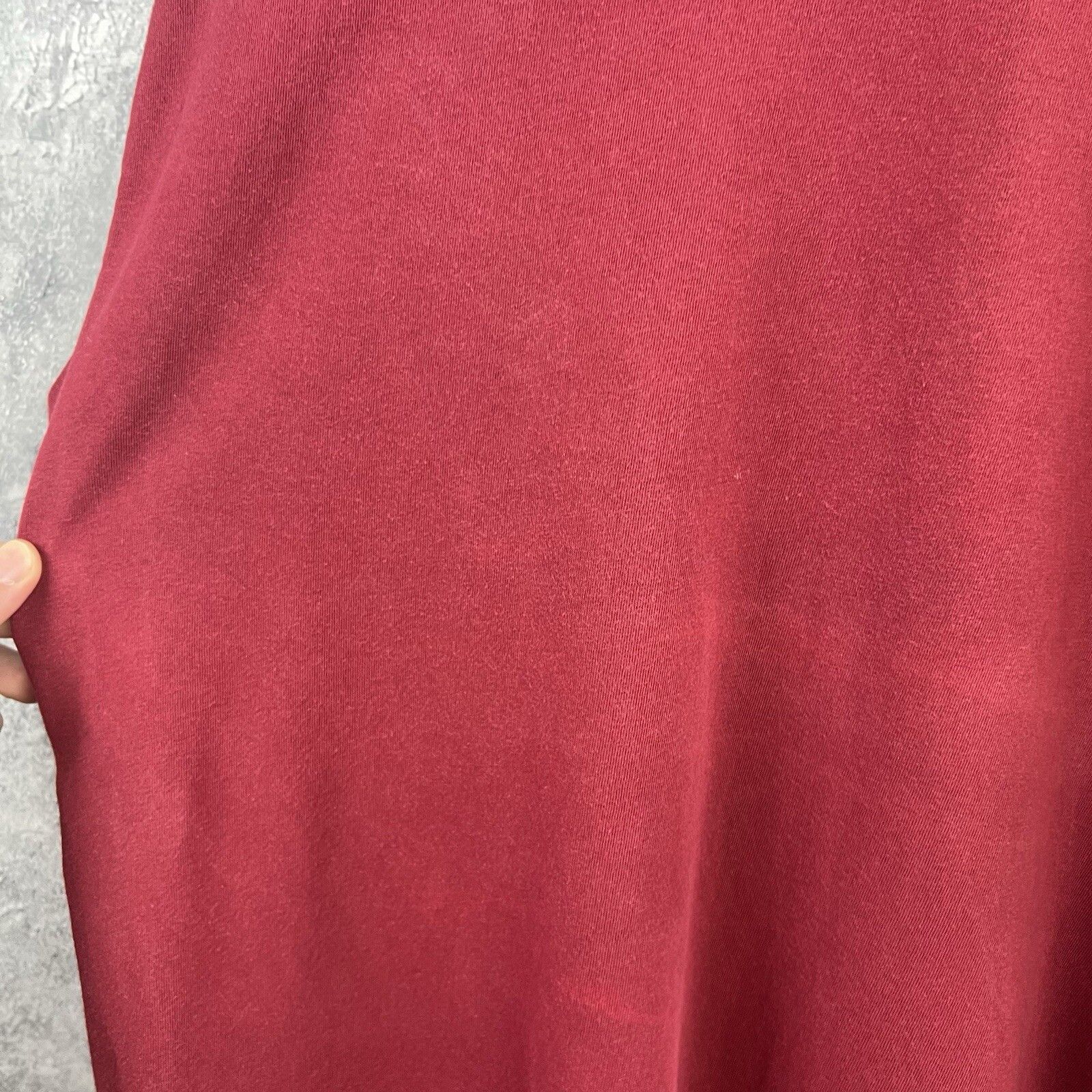 Stussy Stussy Longsleeve Men's Size L Red Cotton Big Logo Size US L / EU 52-54 / 3 - 6 Thumbnail