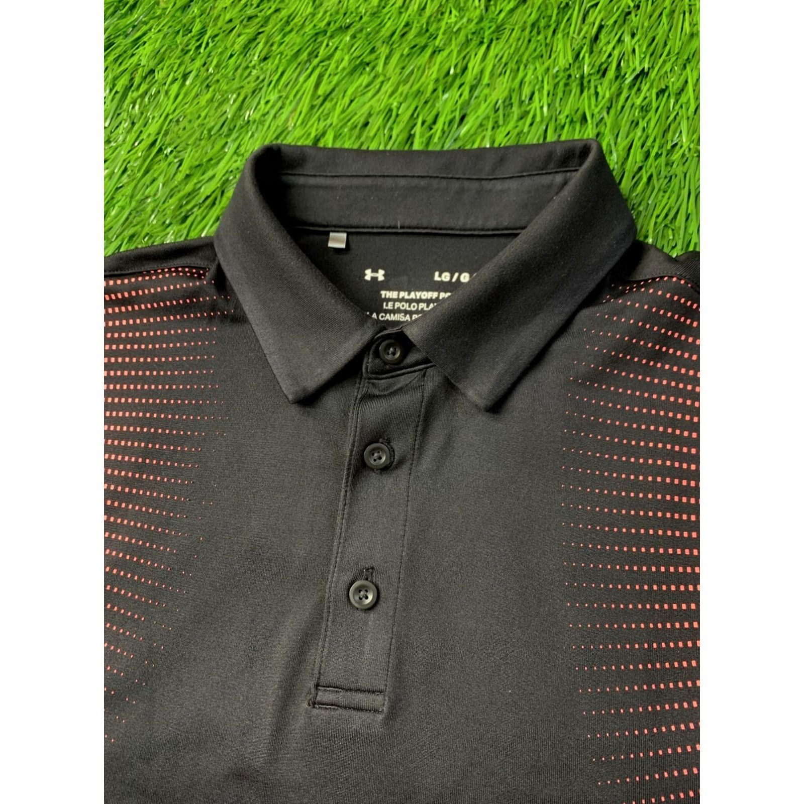 Under Armour Under Armour Polo Shirt Men L Black 2019 The Playoff Jersey Size L Size US L / EU 52-54 / 3 - 3 Thumbnail