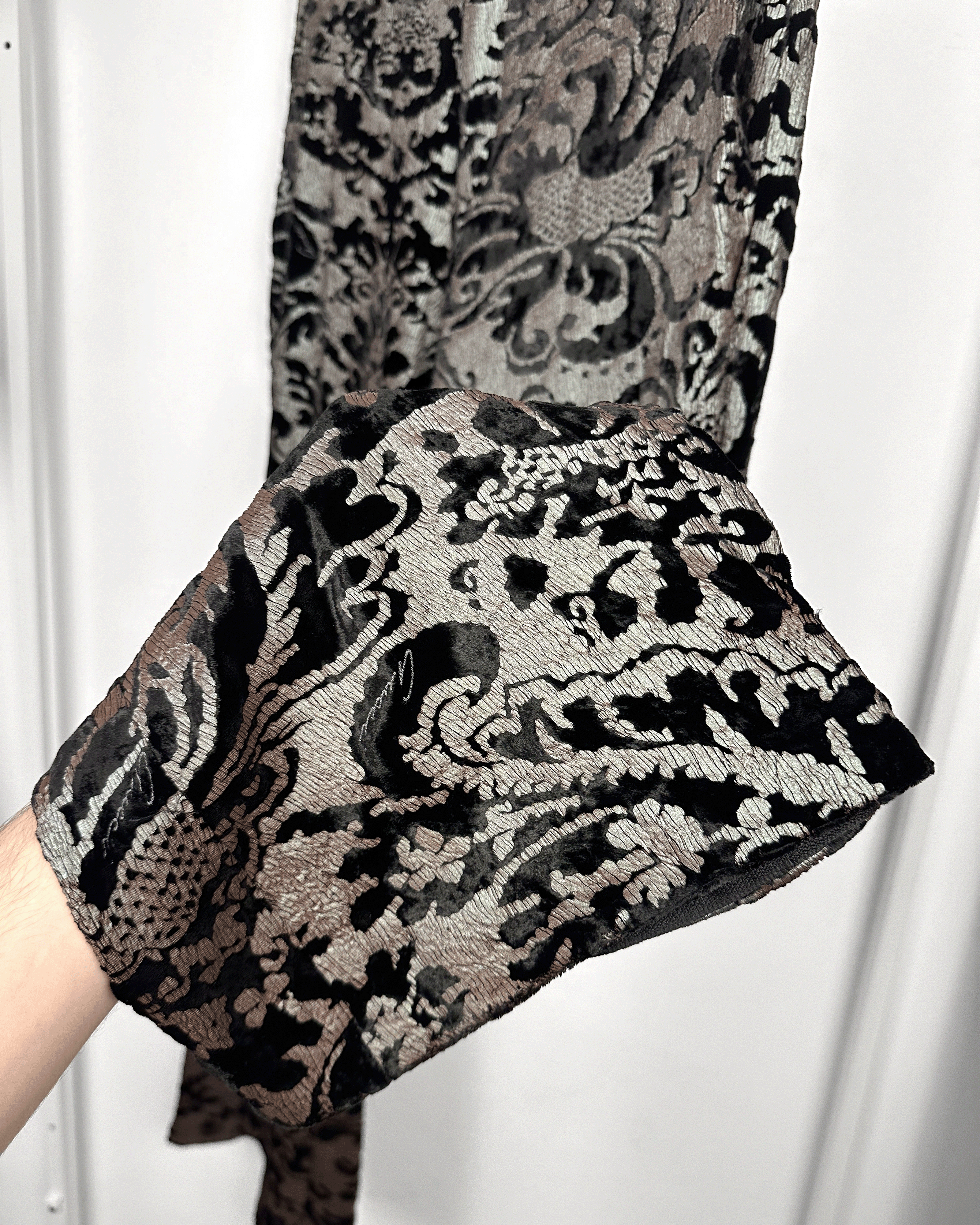 Gucci Gucci Jacquard Floral Pattern Flared Pants Size US 29 - 6 Thumbnail