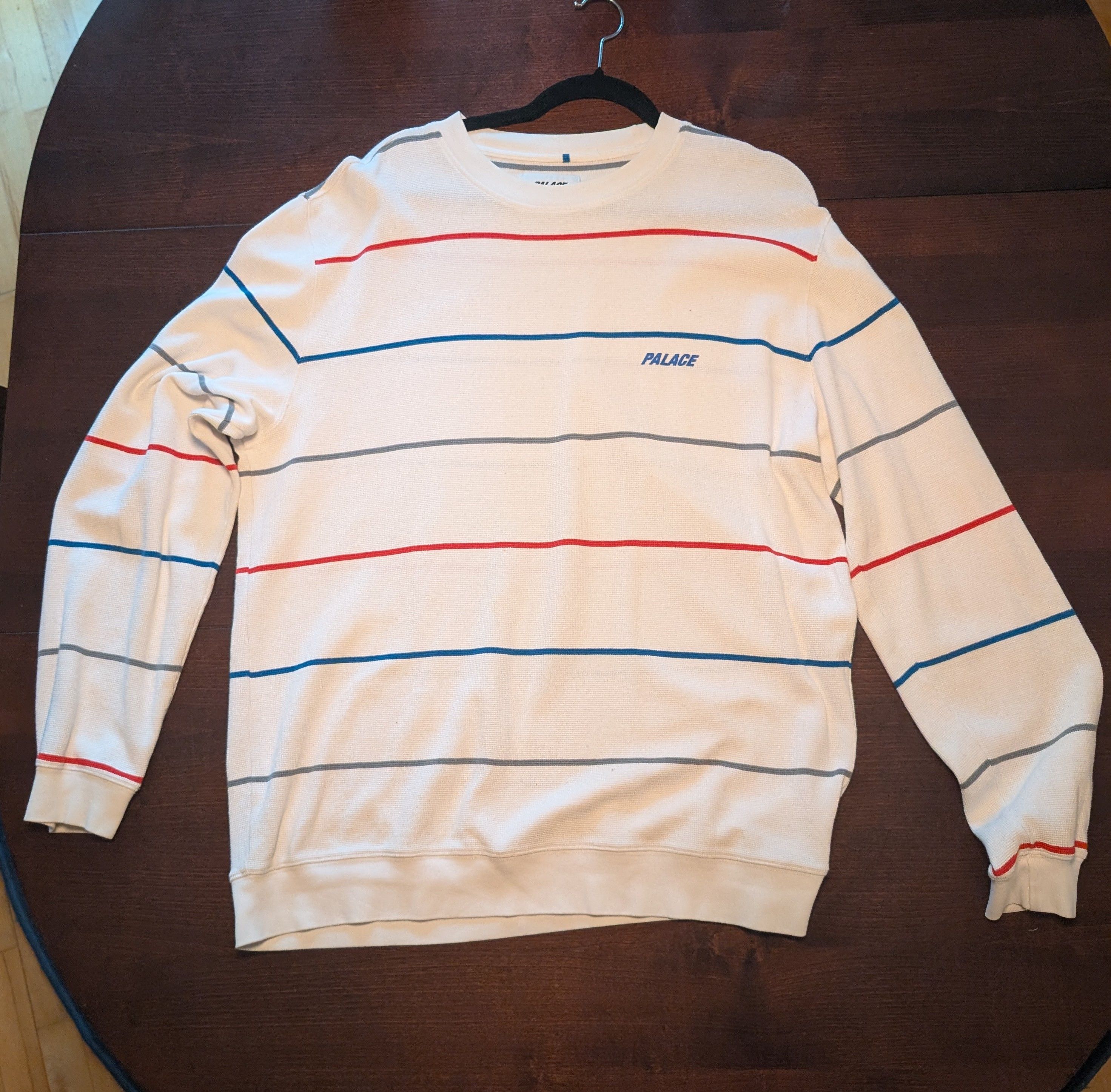Palace × Streetwear × Umbro Palace x Umbro Warmup Crewneck White
