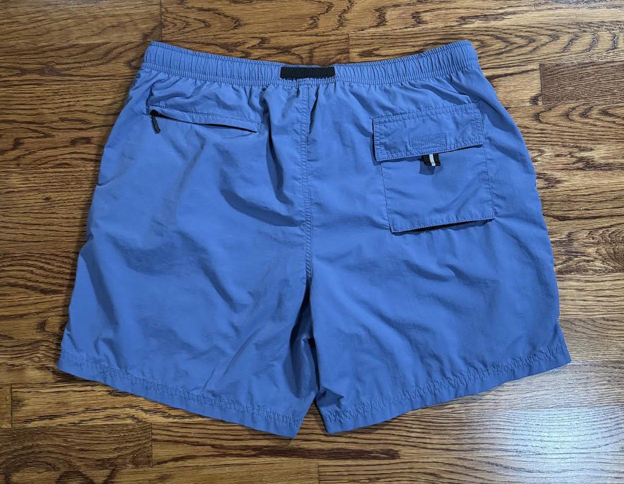 Eddie Bauer Vintage Eddie Bauer Ebtek Blue Cargo Shorts (Size L) Size US 34 / EU 50 - 4 Thumbnail
