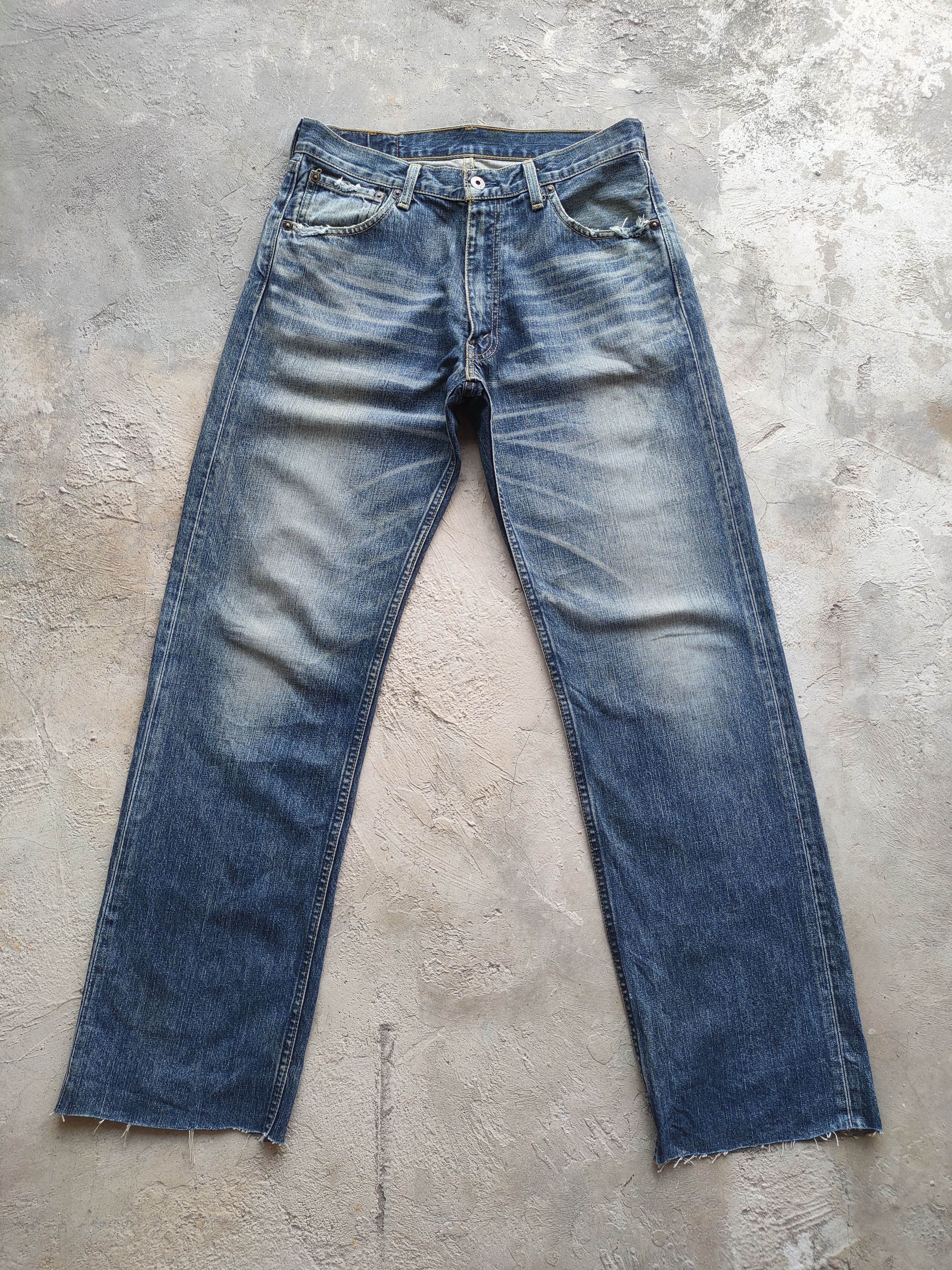 Jean × Levi's Vintage Clothing W31 VINTAGE LEVI'S 503 FADED DISTRESSED JEANS PANTS Size US 31 - 1 Thumbnail