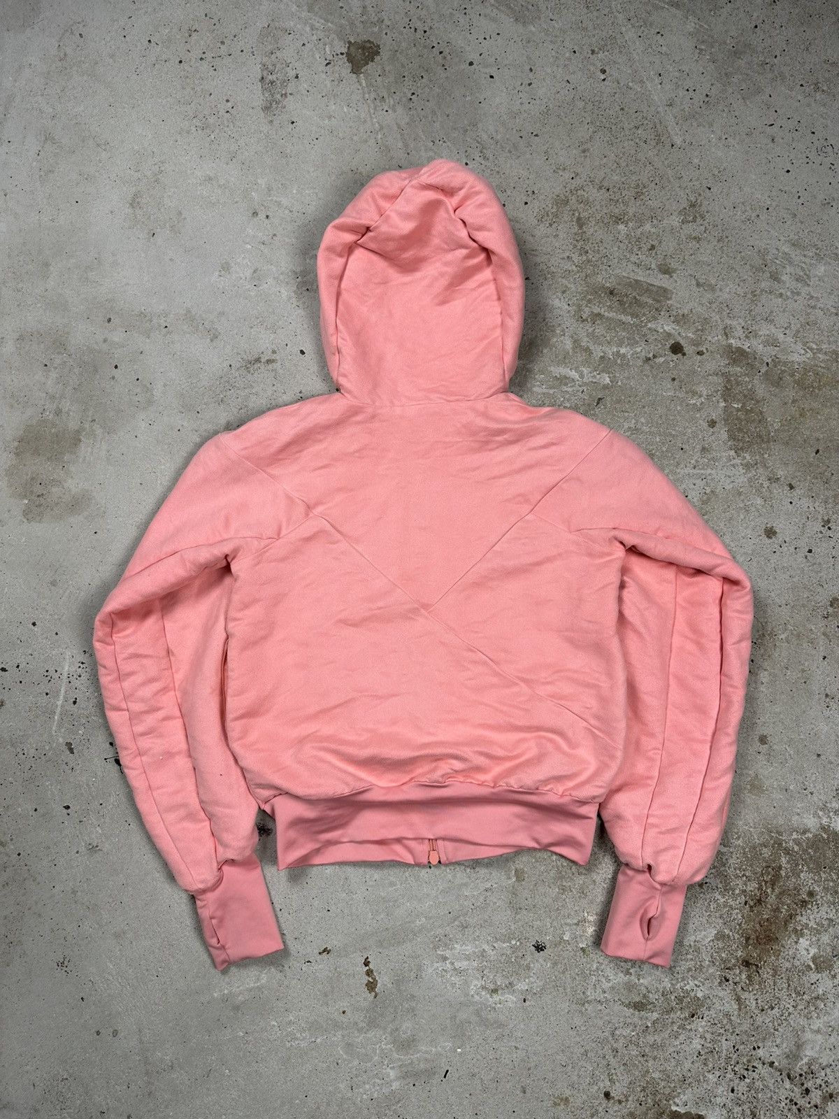 Nike × Vintage Vintage Y2K Nike Air Baby Pink Zip Hoodie Swoosh Size US S / EU 44-46 / 1 - 2 Thumbnail