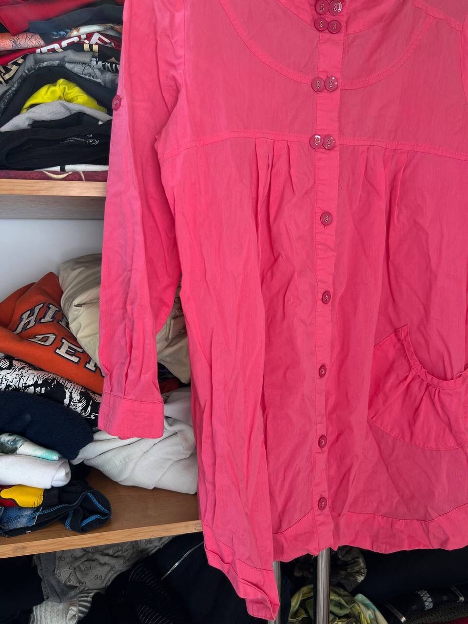 Cop Copine × Vintage Y2K Cop Copine Button Up Blouse Glamour Vibe Size M / US 6-8 / IT 42-44 - 5 Thumbnail