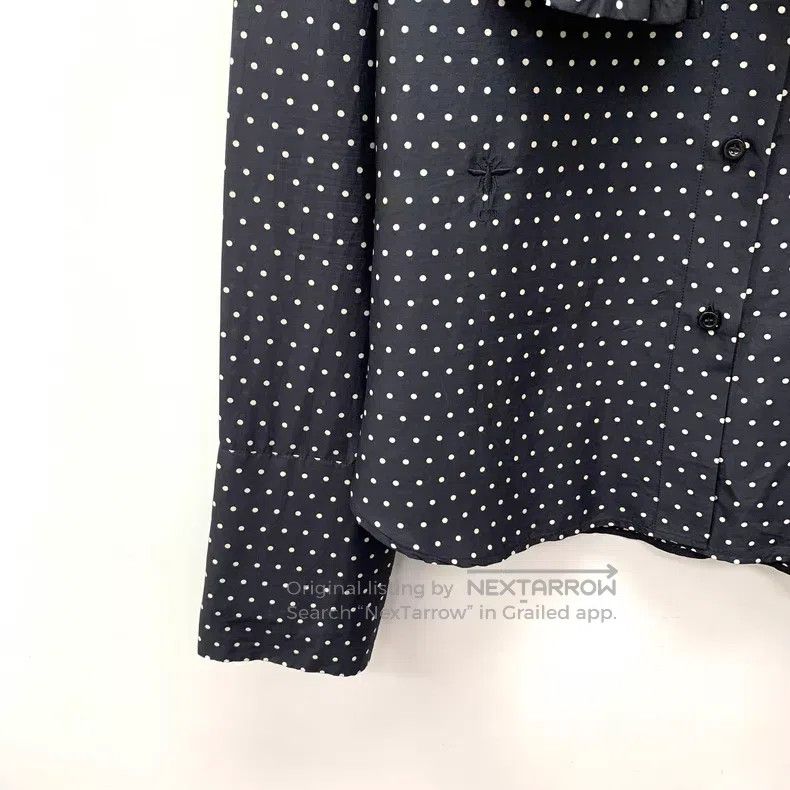 Dior Dior Black polka dot lace design mulberry silk round neck Size XS / US 0-2 / IT 36-38 - 4 Thumbnail