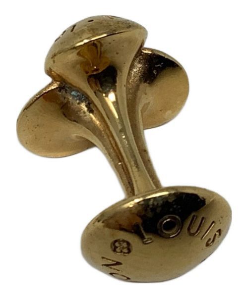 Louis Vuitton LOUIS VUITTON Taiga Cufflinks Gold One Size Size ONE SIZE - 3 Thumbnail