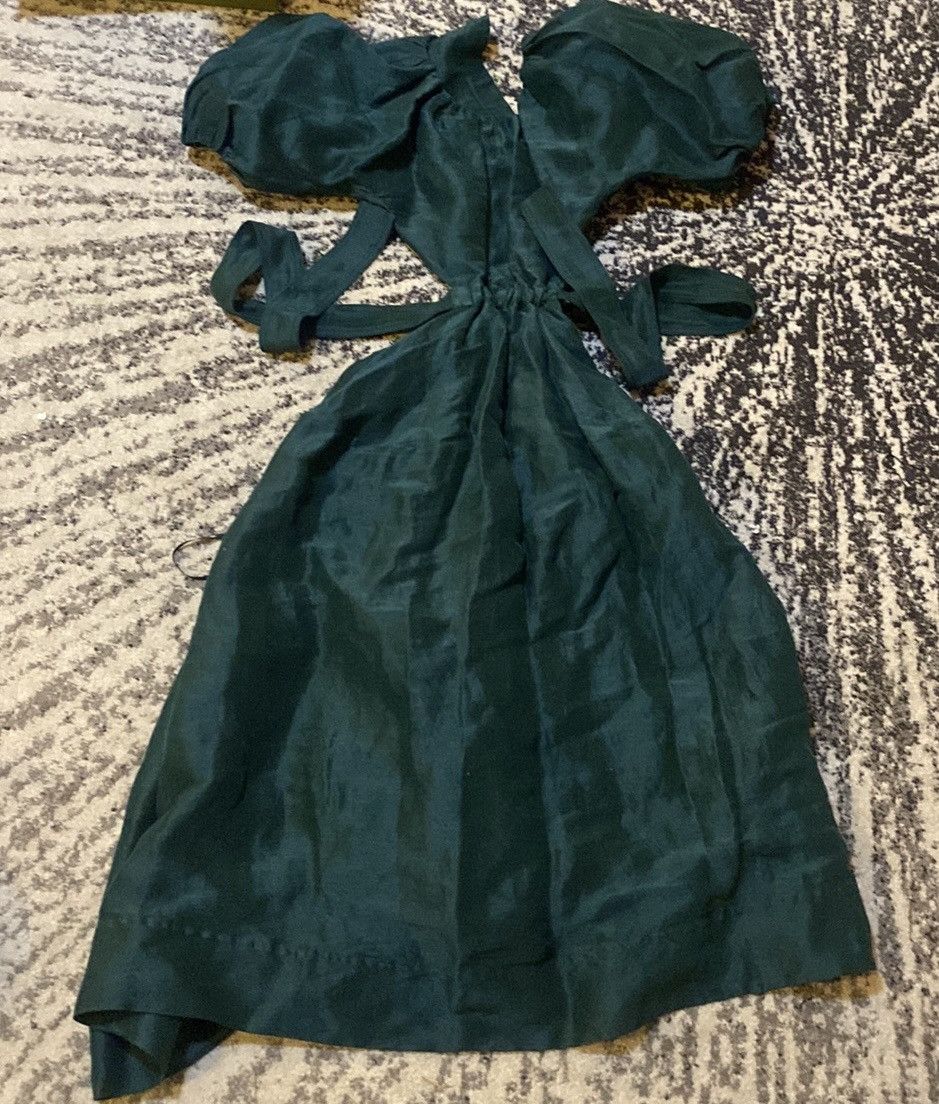 green emerald velvet dress AJE 'Mimosa Tiered' Maxi Dress – HONEY HIRE BOUTIQUE