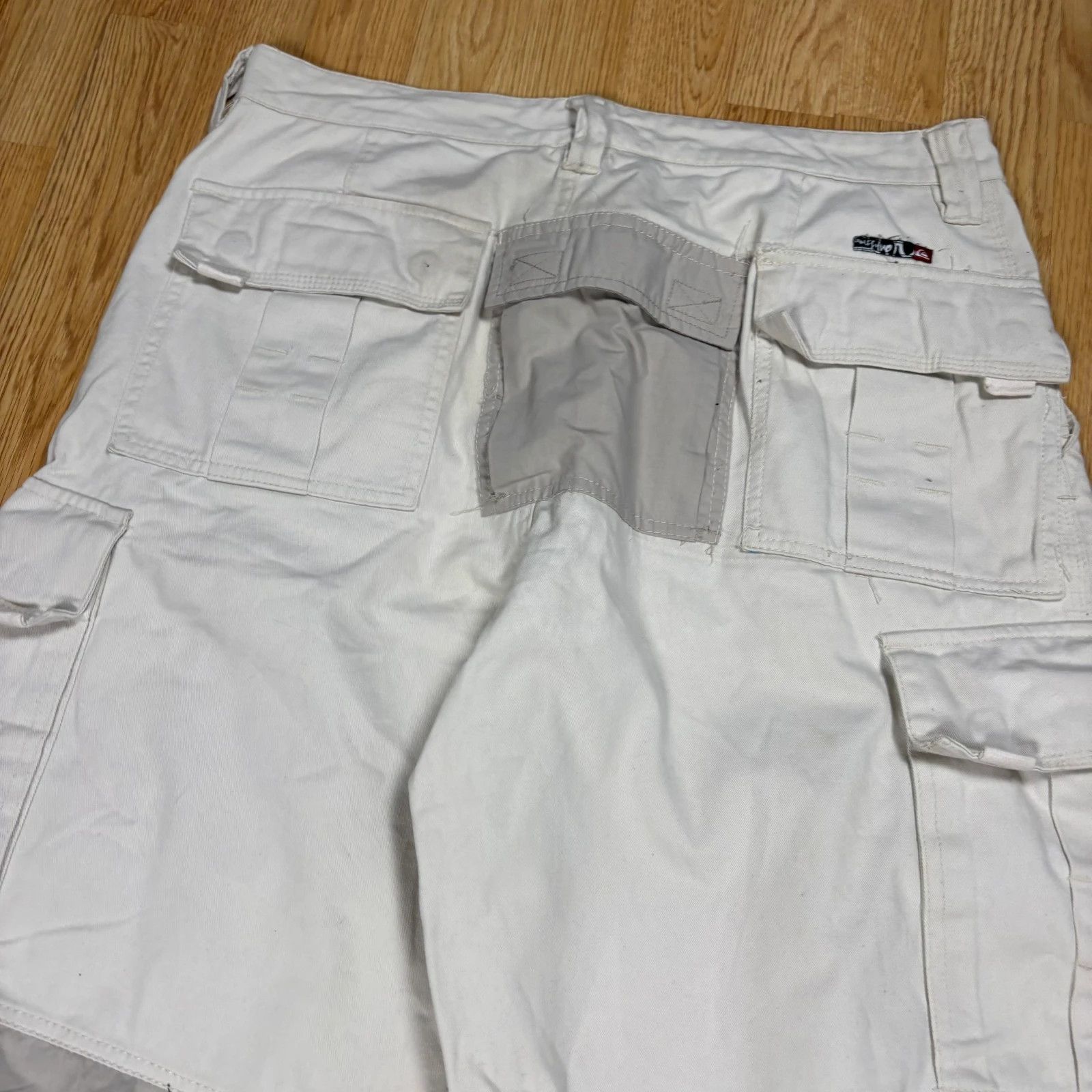 Japanese Brand Quiksilver Cargo Pants W32 Beige Size US 34 / EU 50 - 9 Thumbnail