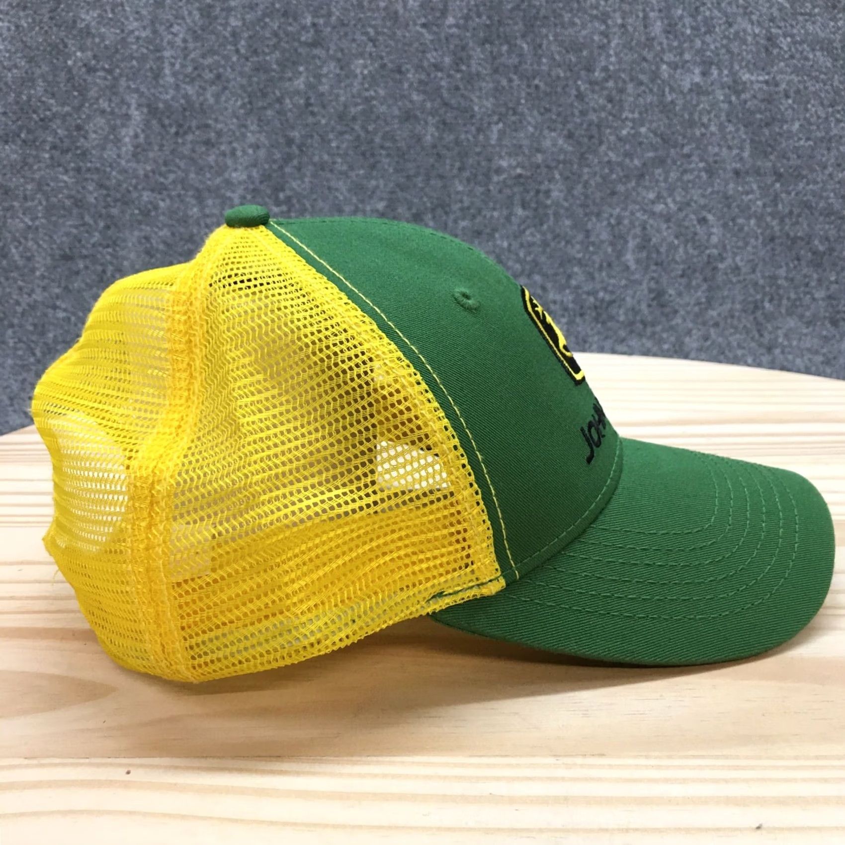 John Deere John Deere Trucker Hat Mens Green OS Adjustable Embroidered Logo Curved Brim Size ONE SIZE - 7 Thumbnail