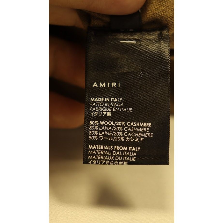 Amiri o1rshd1 Fitted Wool Turtleneck in Brown Size US M / EU 48-50 / 2 - 11 Thumbnail