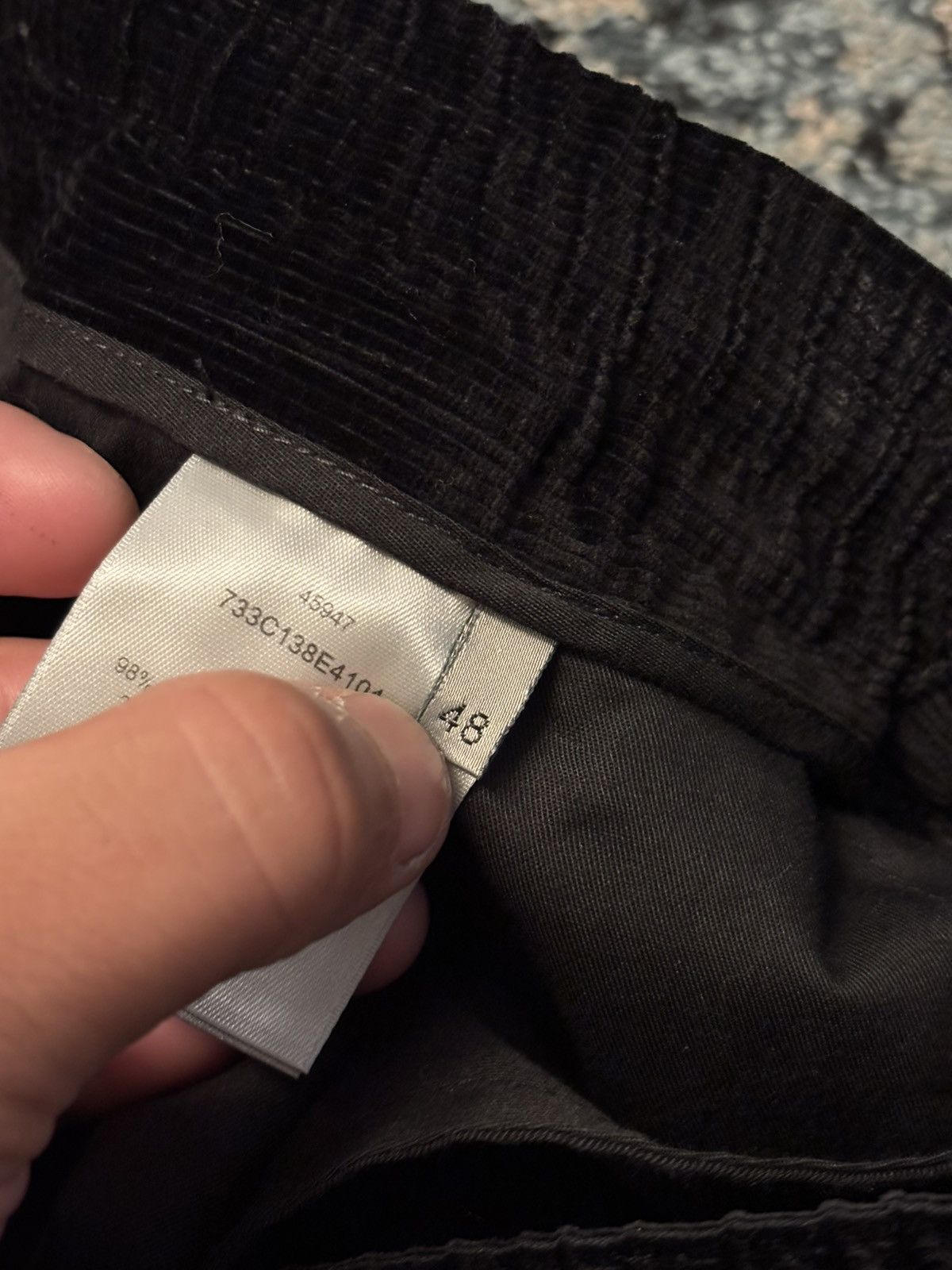 Dior Dior Corduroy Pants With Drawstrings Size 48 (Fits Small) Size US 30 / EU 46 - 6 Thumbnail