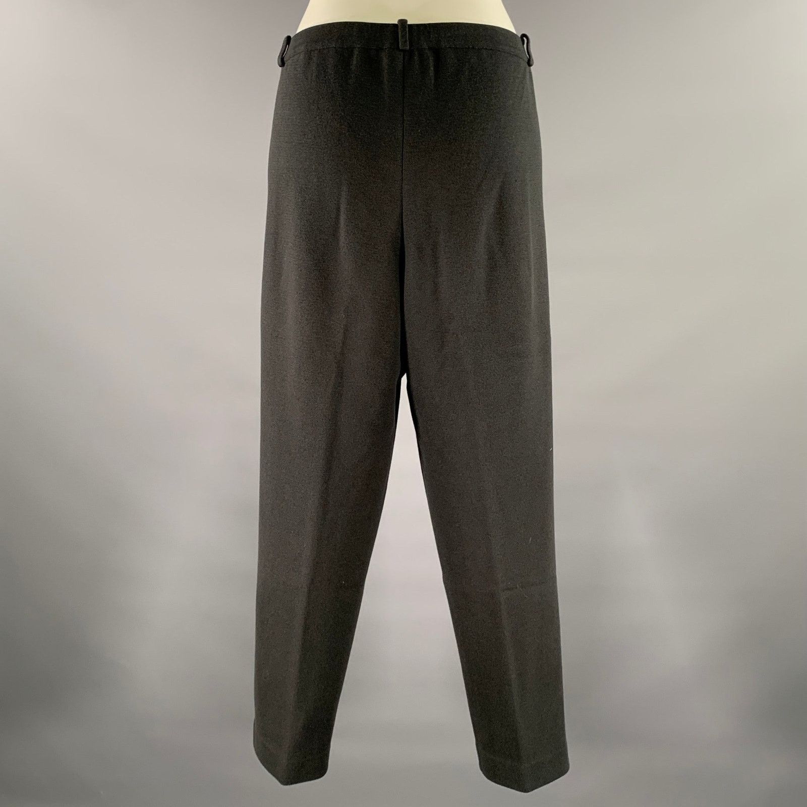 Loro Piana LORO PIANA Size 14 Black Silk Cotton Sweatpant Trousers Size US 34 / EU 50 - 3 Thumbnail