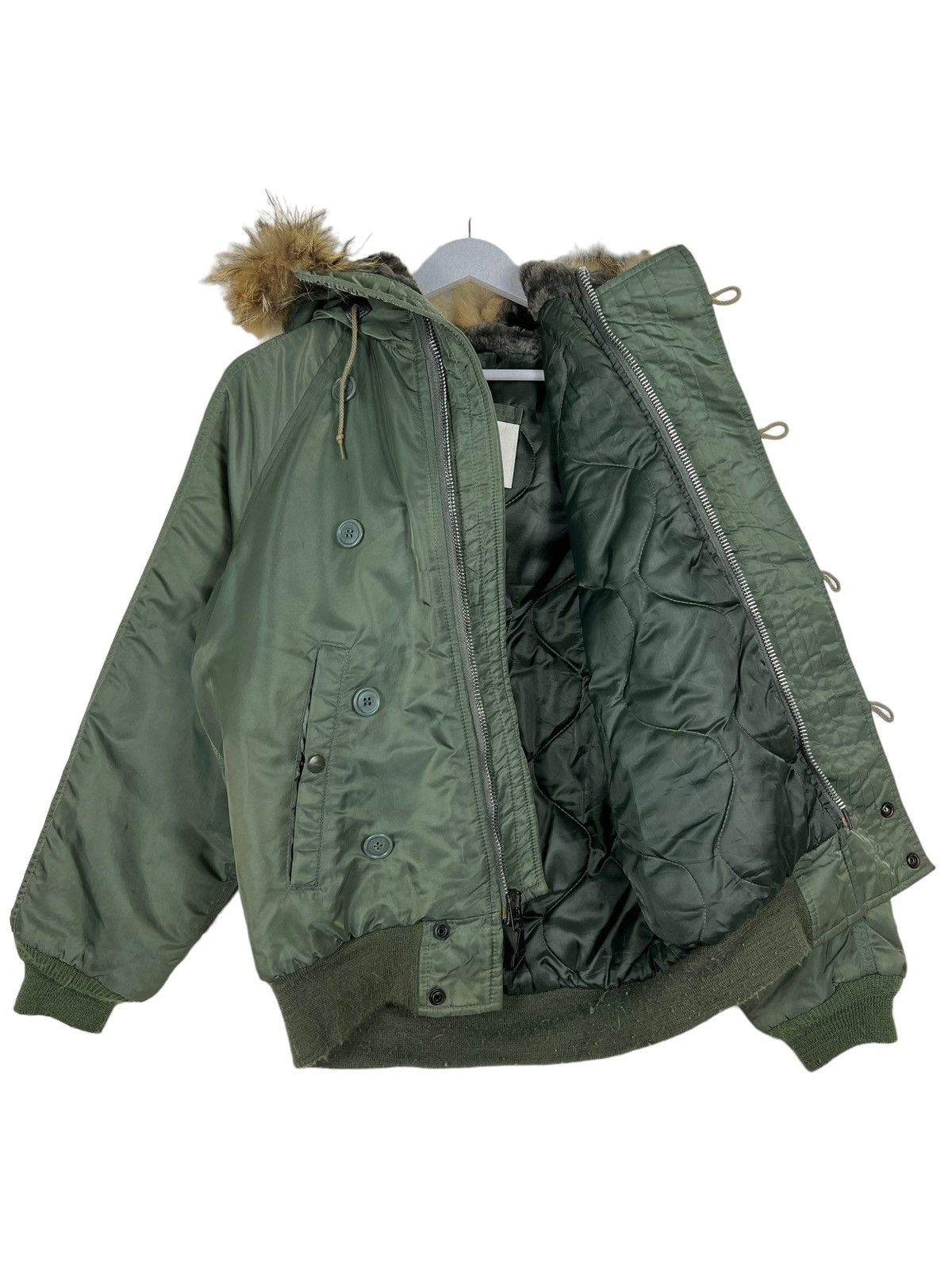 I. Spiewak And Sons 🔥 VINTAGE I SPIEWAK AND SONS N-2B ATTACHED HOOD BOMBER Size US S / EU 44-46 / 1 - 10 Thumbnail
