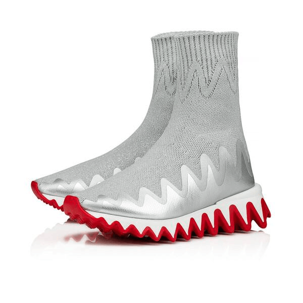 Christian Louboutin o1s1wg110226 Boots in Silver Size US 10 / IT 40 - 1 Thumbnail