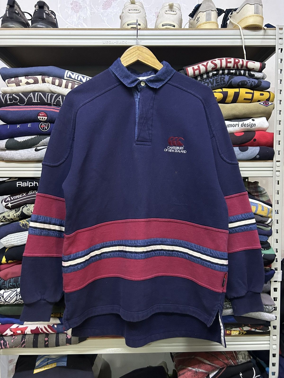 Canterbury of New Zealand Vintage Canterbury Rugby Shirt large size Size US L / EU 52-54 / 3 - 2 Thumbnail