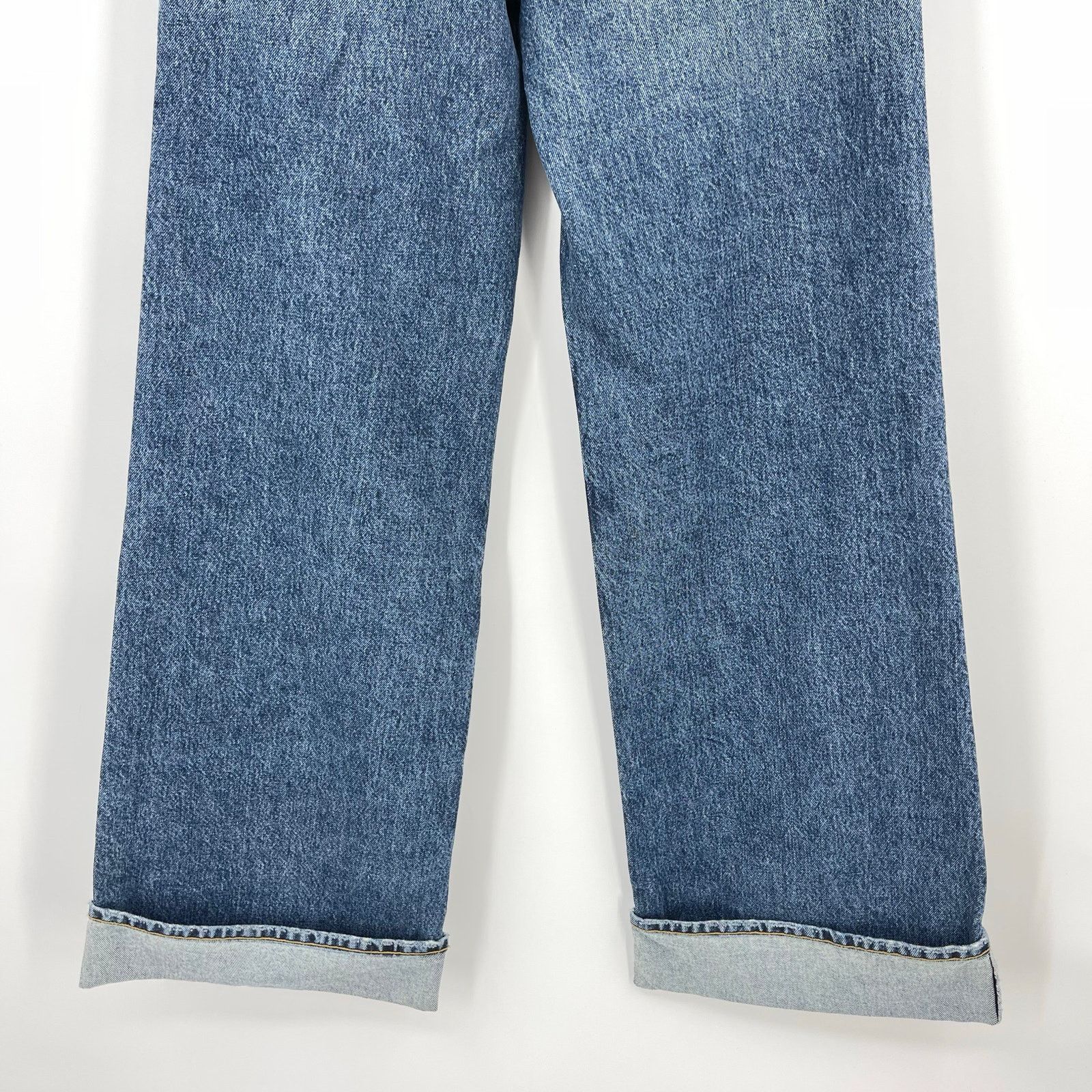 Agolde AGOLDE | Dame Wide Leg Cuffed Jeans in Control 25 Size 25" / US 0 / IT 36 - 10 Thumbnail