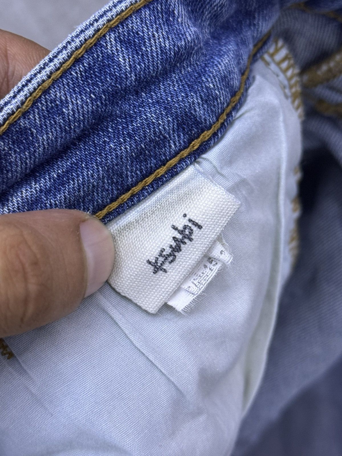 Ksubi KSUBI RIPPED SKINNY MENS LIGHT BLUE JEANS 34 Size US 34 / EU 50 - 5 Thumbnail