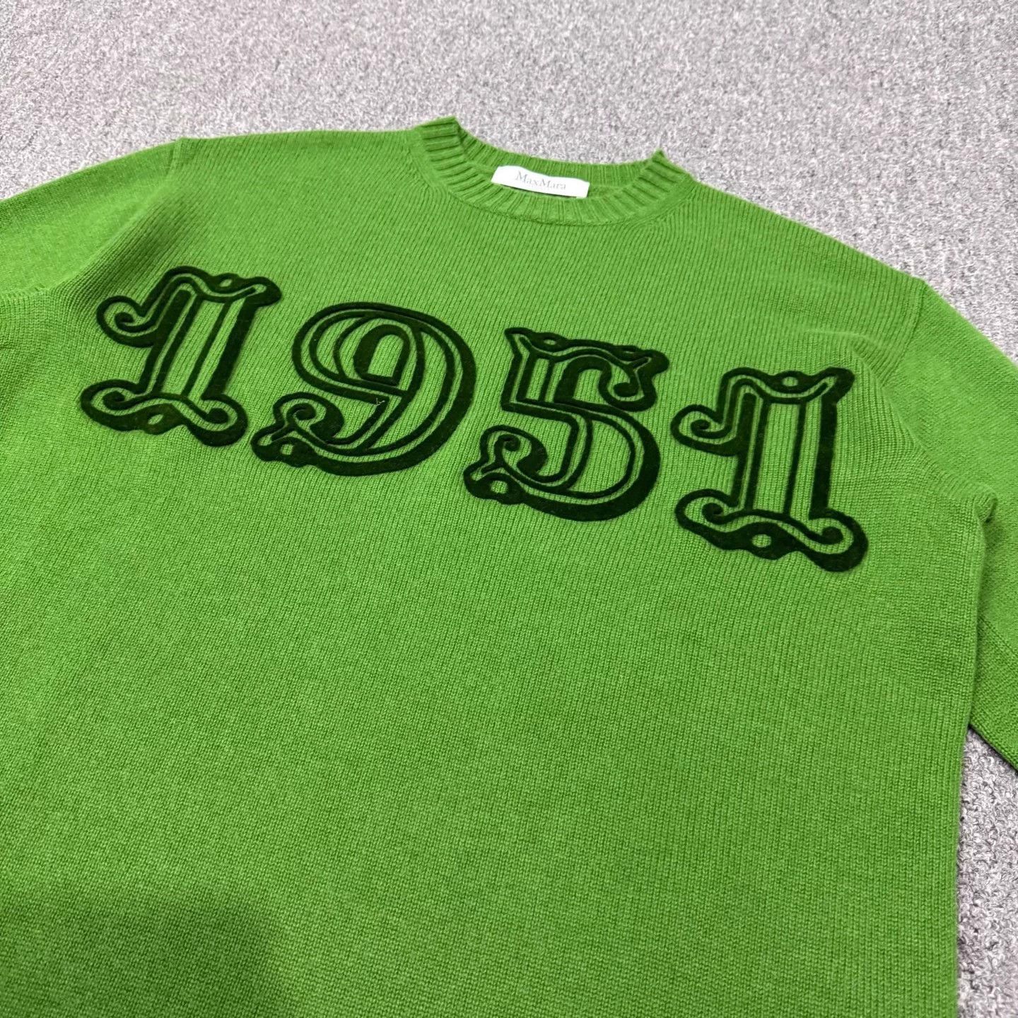 Other Maxmara Green Jacquard Crewneck Sweater S New Size US S / EU 44-46 / 1 - 3 Thumbnail