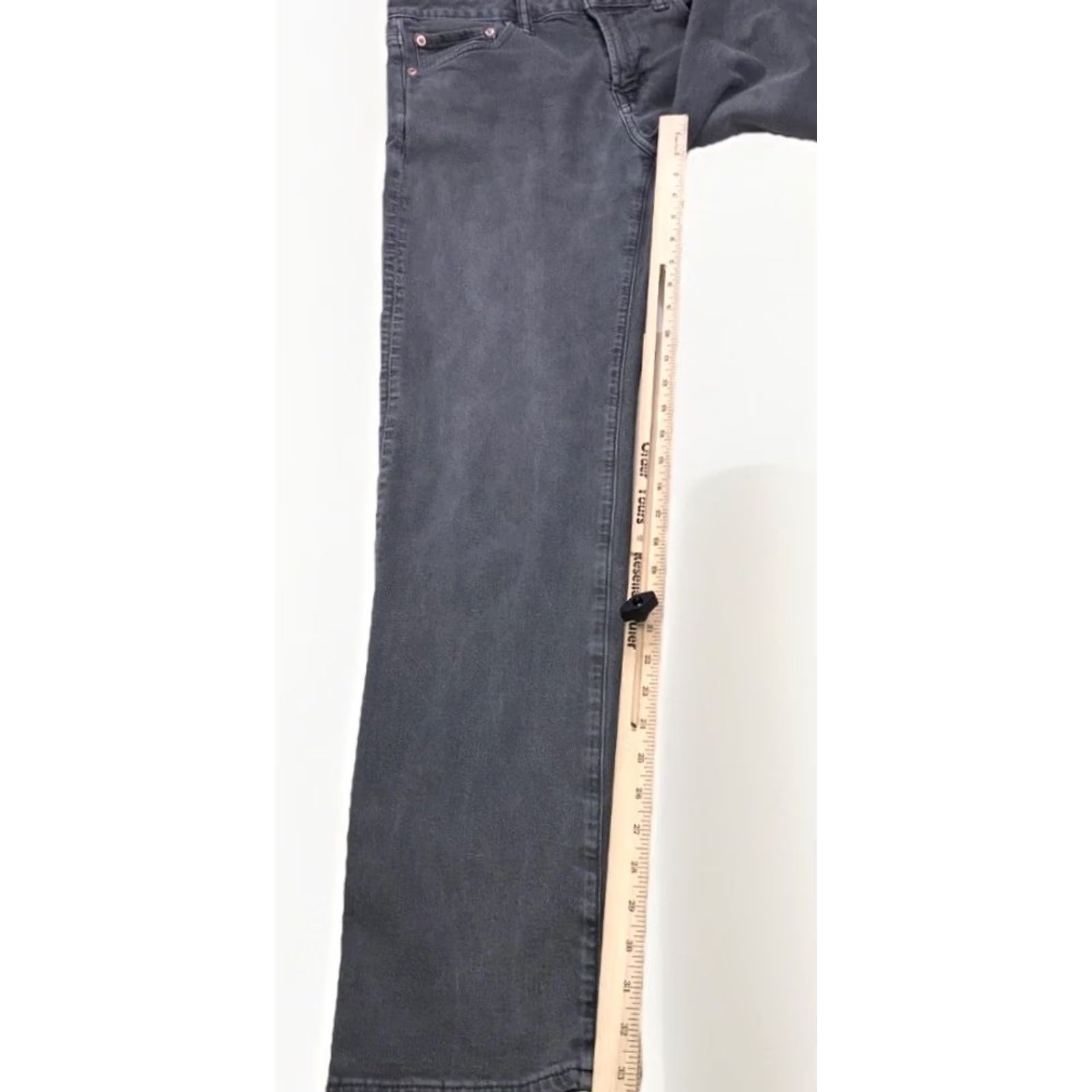 American Eagle Outfitters American Eagle Outfitters Jeans Mens 31x34 Easyflex Straight Gray Denim Cotton Blend Zip Closure Slim 90s 80s Punk Rock Grunge School Size US 31 - 5 Thumbnail