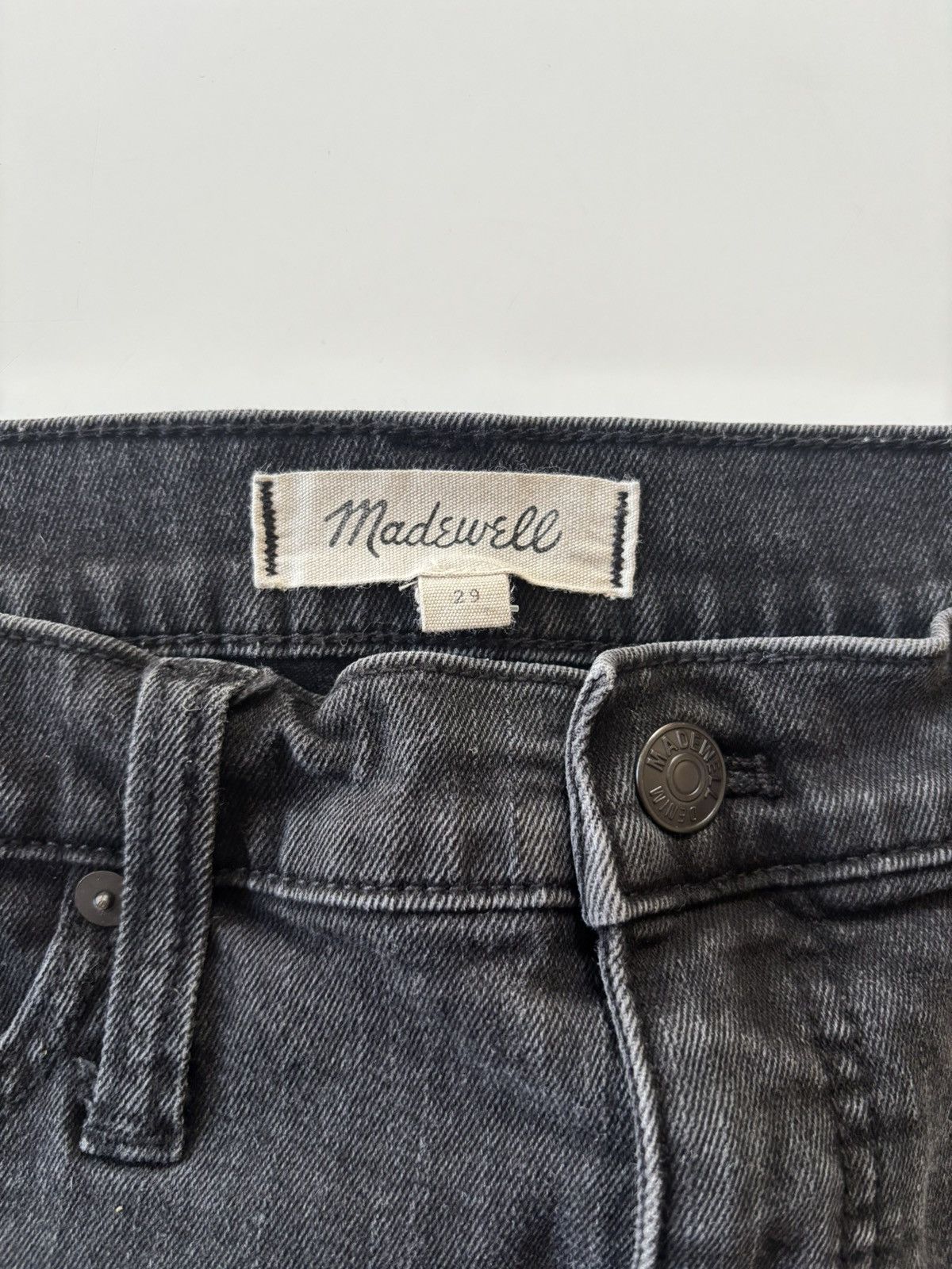 Madewell Raw-hem mini skirt Size 29" - 2 Thumbnail