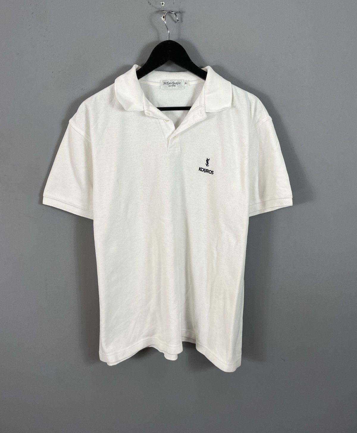 Yves Saint Laurent Vintage 90s Yves Saint Laurent YSL Polo Shirt small Logo Size US XL / EU 56 / 4 - 1 Thumbnail
