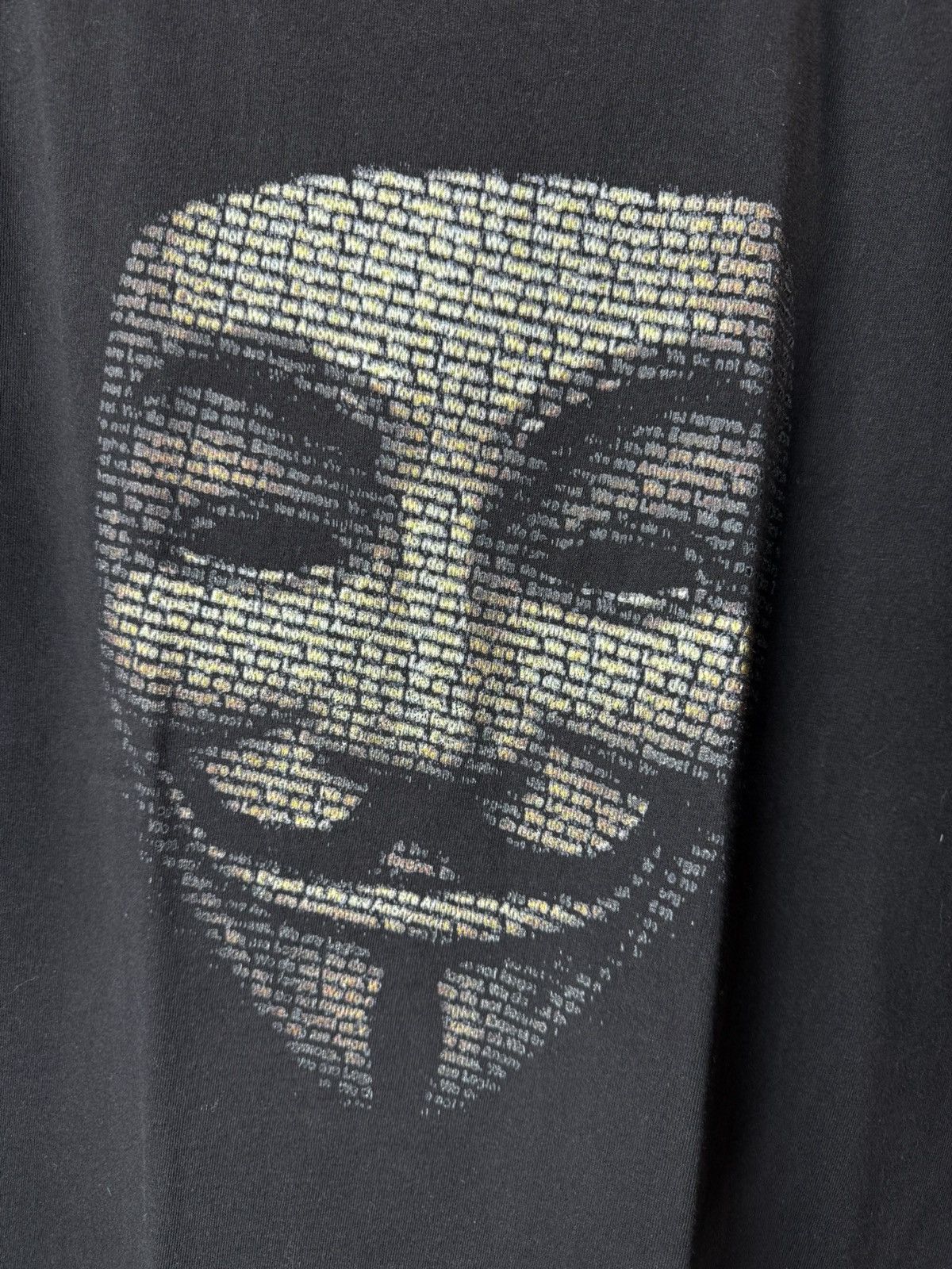 Vintage 2000’s Vintage Anonymous Big Print T Shirt Size US L / EU 52-54 / 3 - 2 Thumbnail