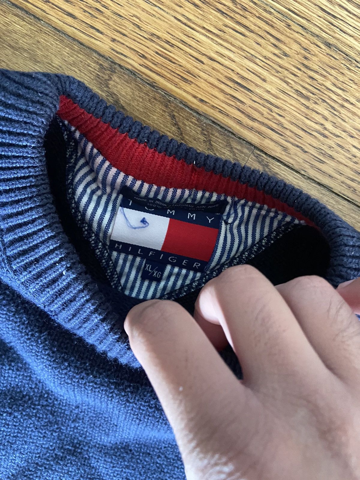 Tommy Hilfiger × Vintage Vintage Tommy Hilfiger knit sweater Size US L / EU 52-54 / 3 - 4 Thumbnail