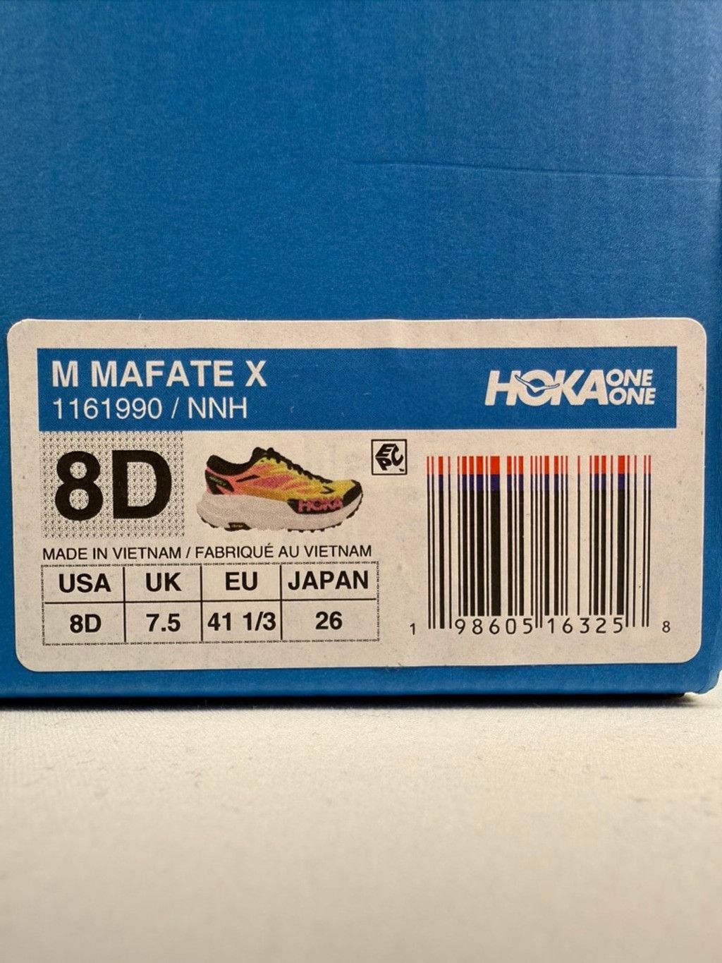 Hoka Men's Hoka Mafate X Athletic Shoes 8 Yellow Pink Size US 8 / EU 41 - 4 Thumbnail