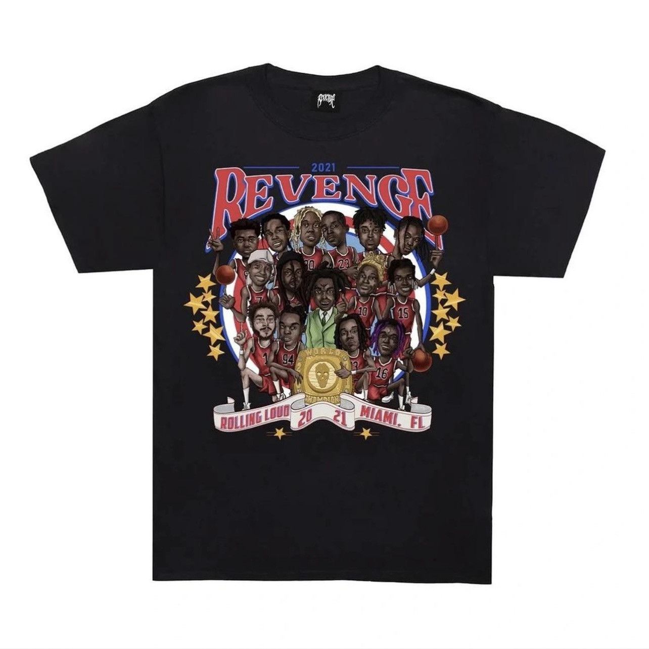 Revenge × Rolling Loud OFFERS‼️ 🌩️ REVENGE x Rolling Loud 🔥 Black Tee SIZE SMALL Size US S / EU 44-46 / 1 - 4 Thumbnail