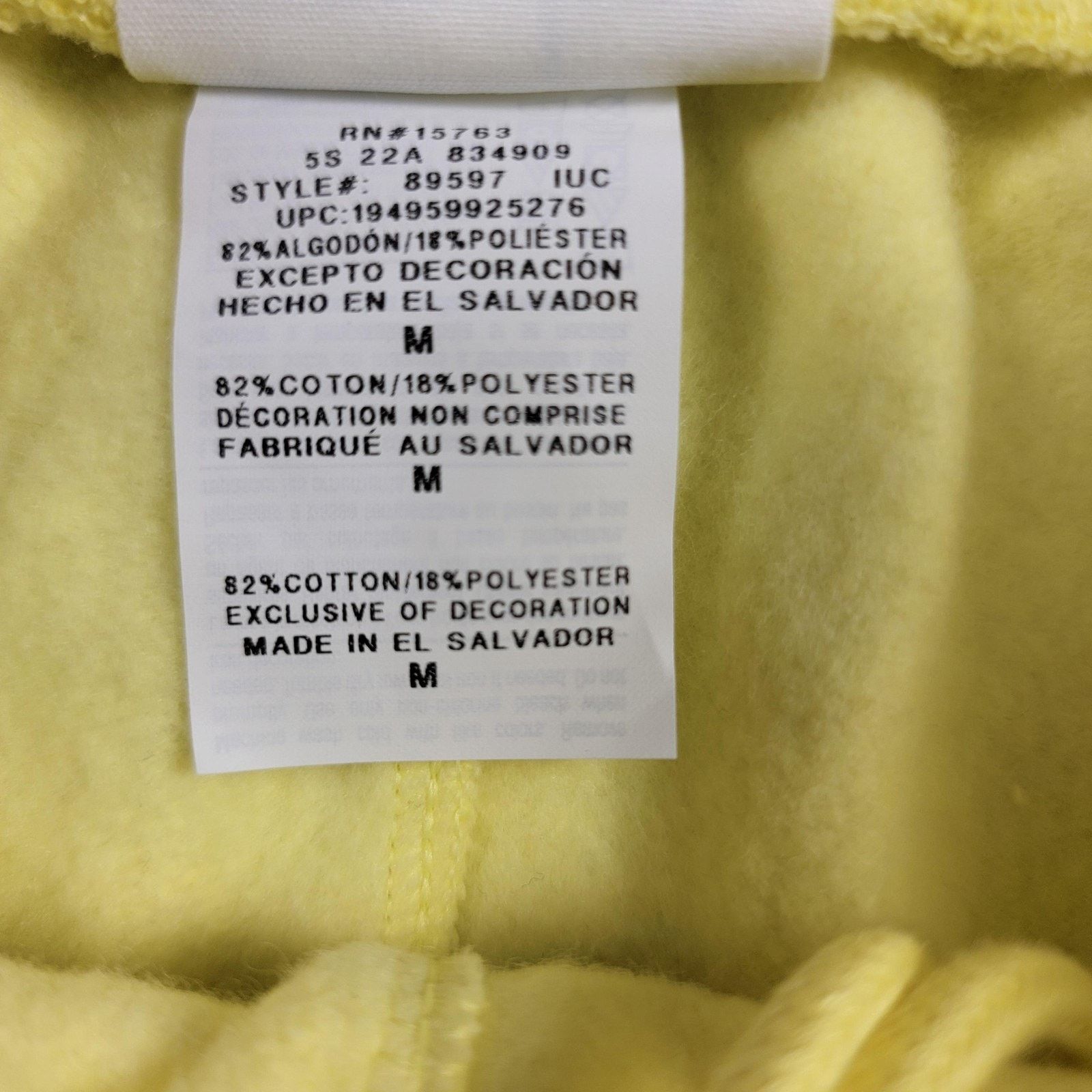 Champion Champion Reverse Weave Shorts Mens M Yellow Cut Off Raw Logo Size US 32 / EU 48 - 3 Thumbnail