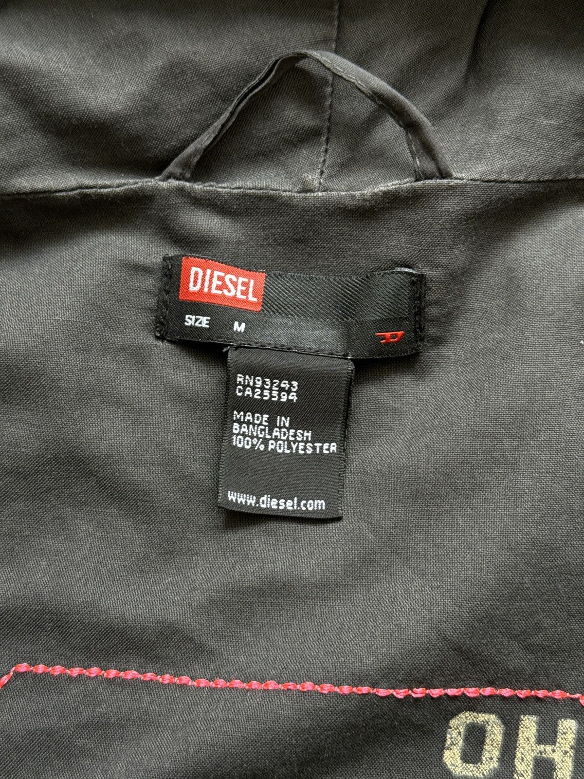 Diesel Vintage 00s Diesel Archive Boxy Cropped Jacket Avant Garde Size M / US 6-8 / IT 42-44 - 18 Thumbnail