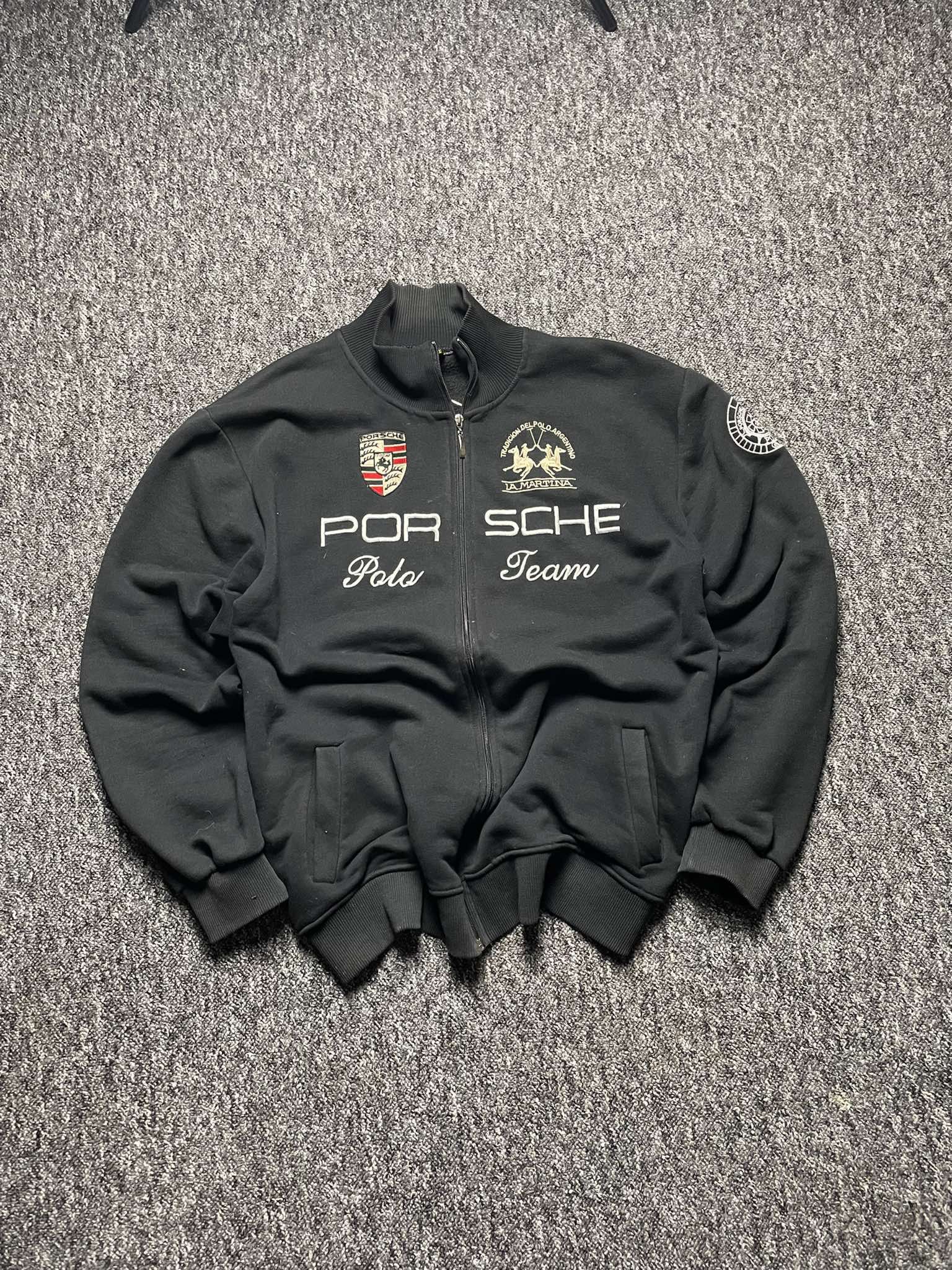 Vintage Vintage Sweatshirt tracksuit zip-up Porsche avant garde Size US XXL / EU 58 / 5 - 2 Thumbnail