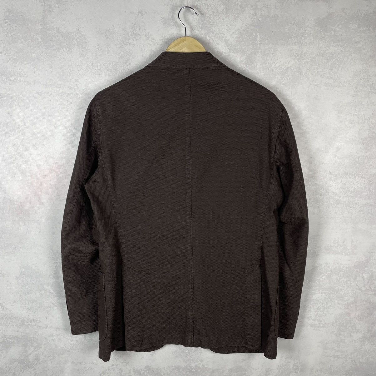 Boggi Boggi Milano Men’s Two Buttons Cotton Blazer Jacket Size 48R Size 48R - 4 Thumbnail