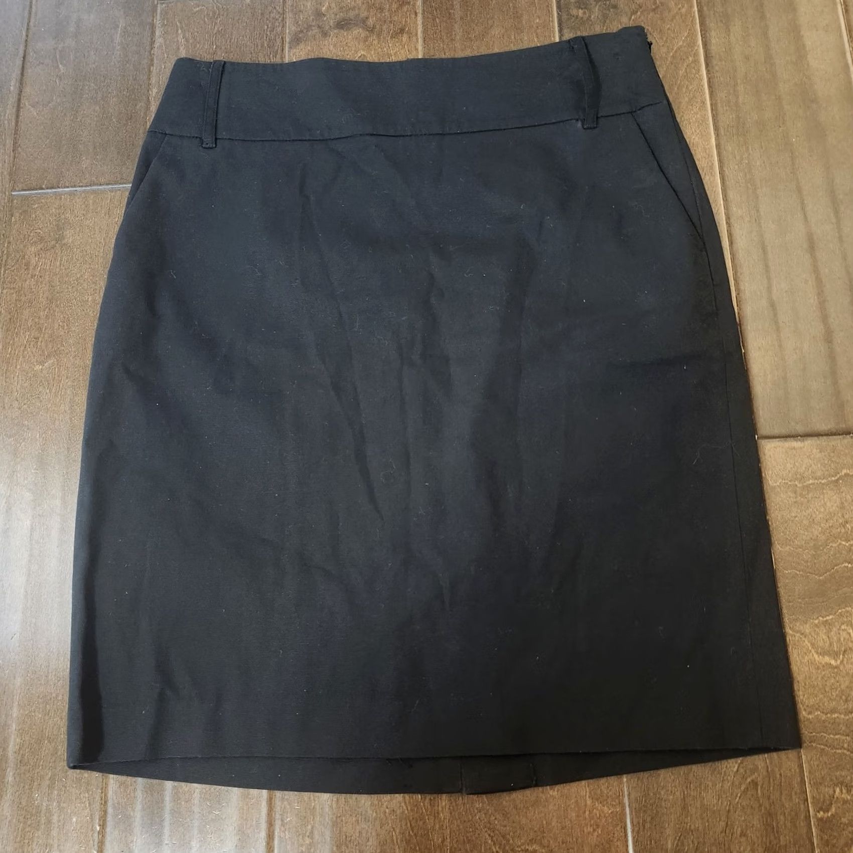 Vintage Apostrophe Stretch Black Pencil Skirt Womens Size 10 Size 32" / US 10 / IT 46 - 2 Thumbnail