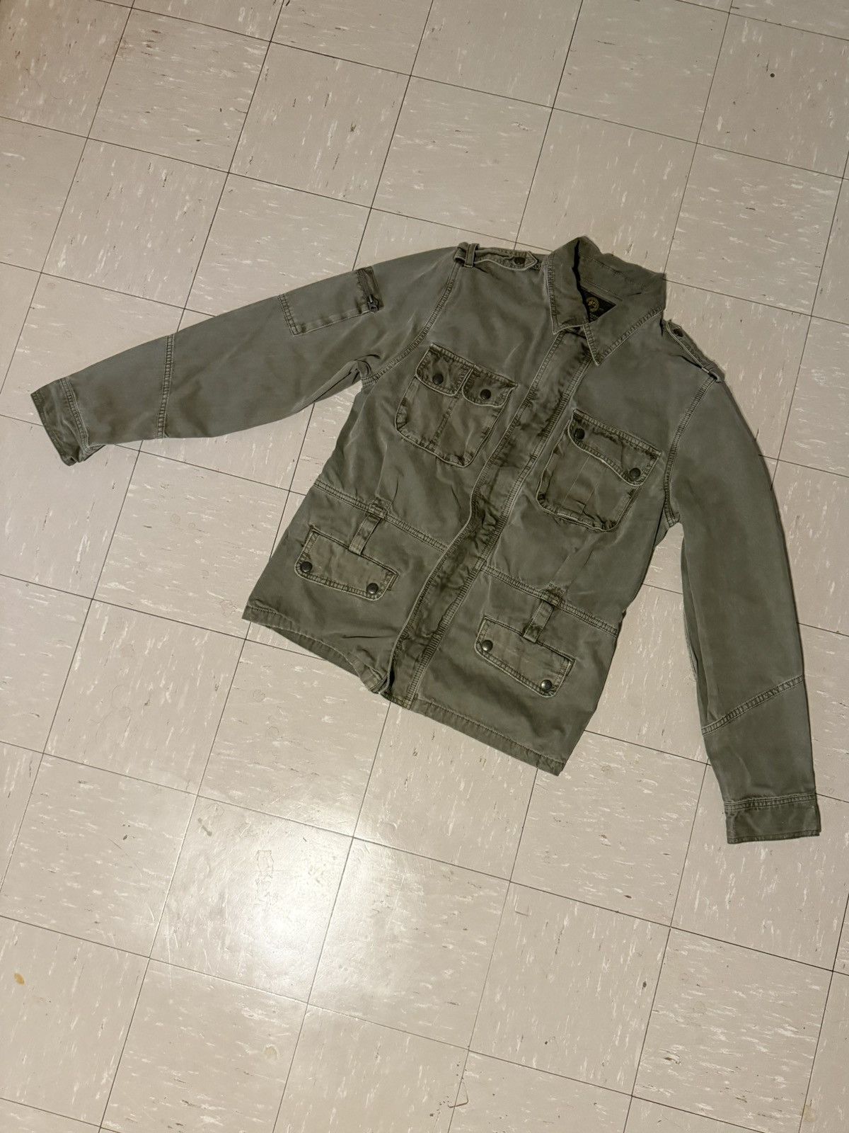 Lucky Brand Lucky Brand vintage olive field jacket Size US M / EU 48-50 / 2 - 1 Thumbnail