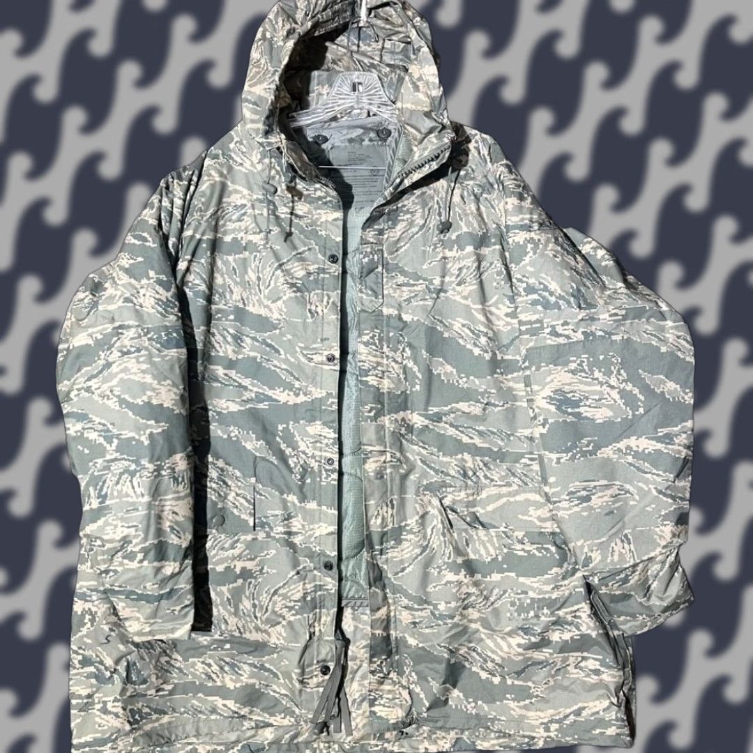 Industrie ORC Industries US Air Force APECS Parka ABU Tiger Stripe Camo Medium With Liner Size US M / EU 48-50 / 2 - 1 Thumbnail