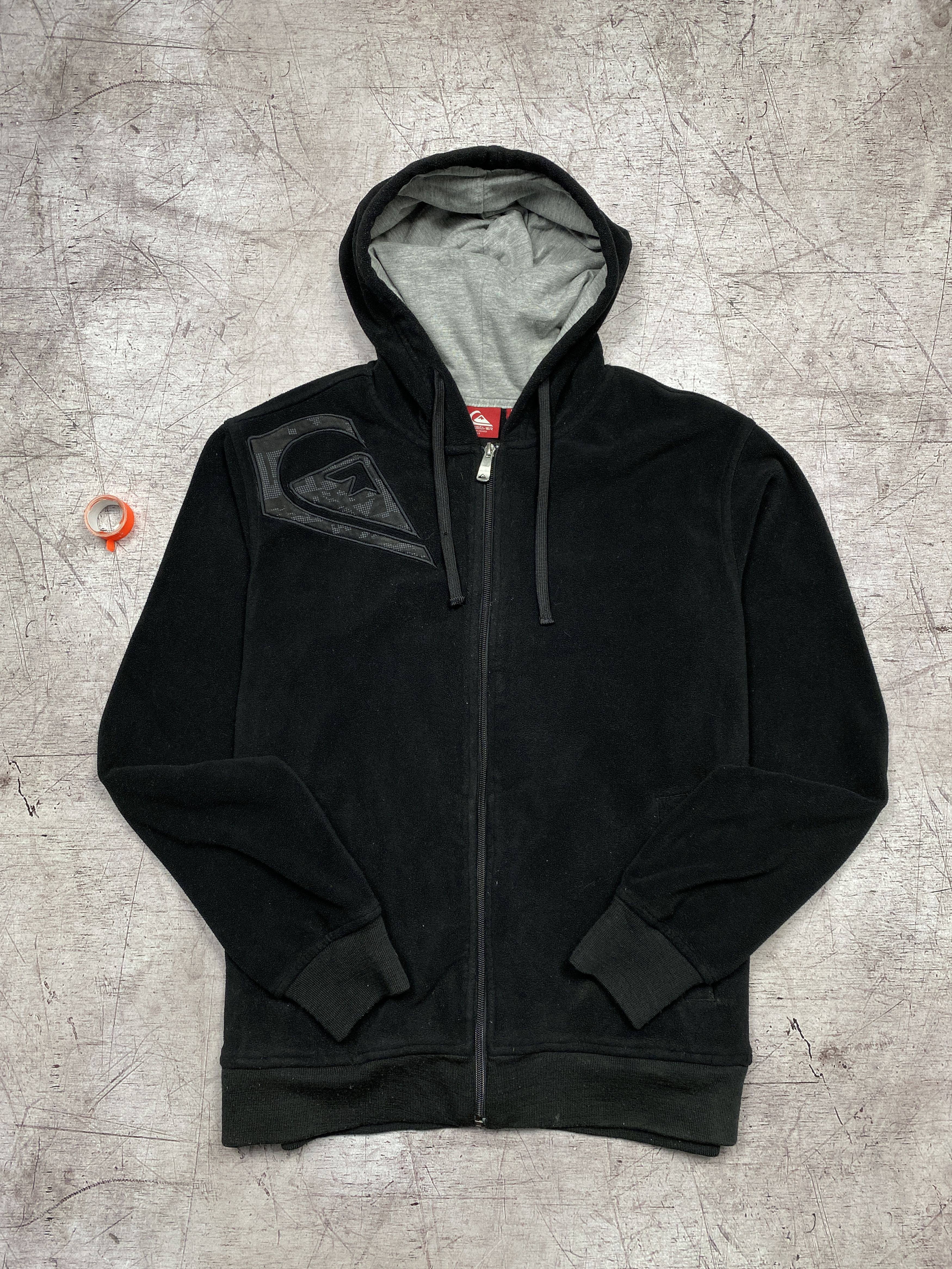 Quiksilver × Vintage Quiksilver Vintage Mens Big Logo Zip Hoodie Y2K Size US M / EU 48-50 / 2 - 1 Thumbnail
