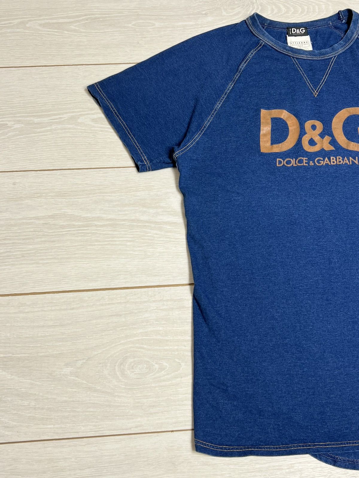 Dolce & Gabbana Archive D&G Dolce & Gabbana Jeans Raglan T-Shirt Ittierre Size XL / US 12-14 / IT 48-50 - 2 Thumbnail