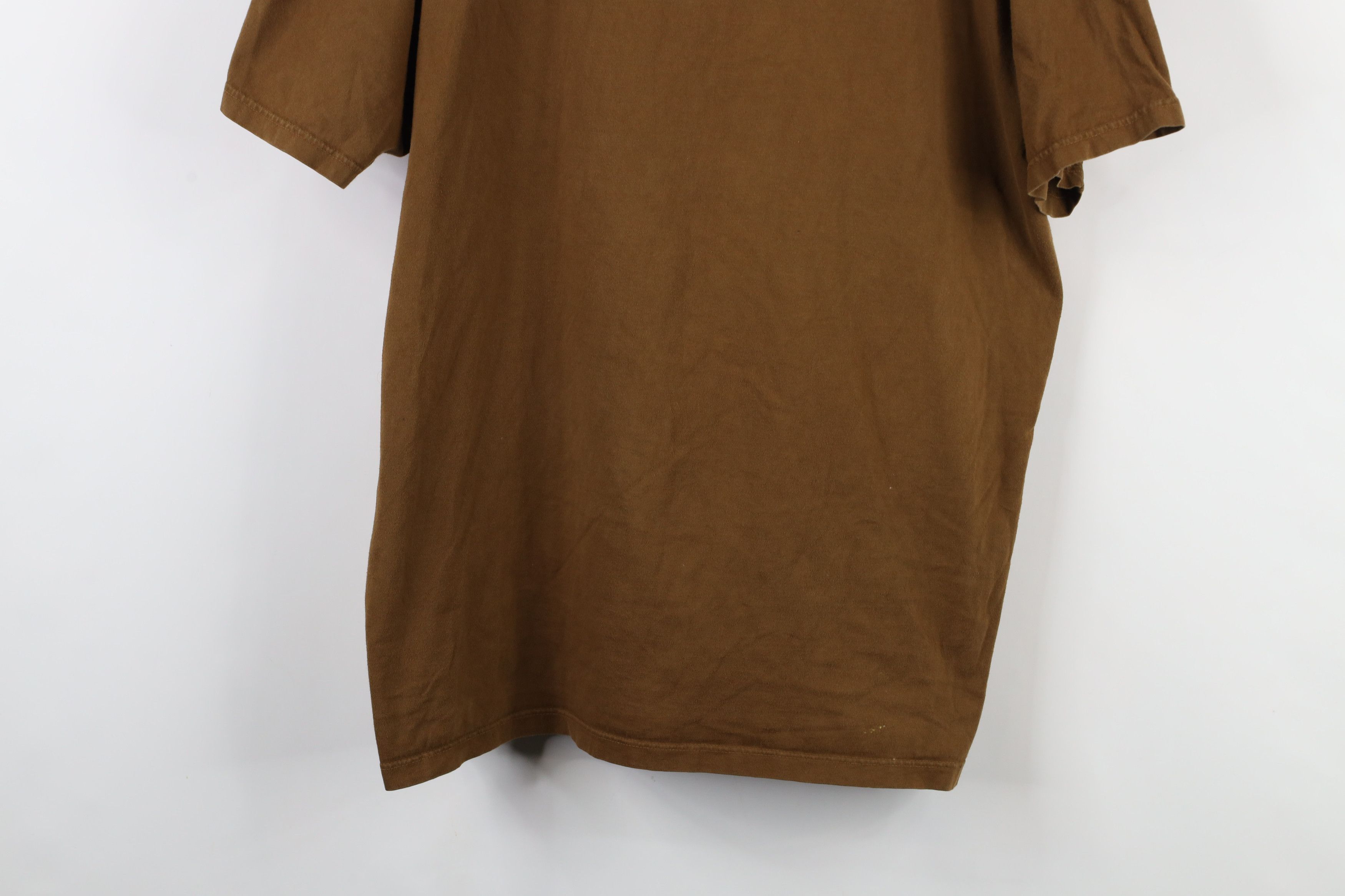 Ralph Lauren × Vintage Vintage 90s Ralph Lauren Short Sleeve T-Shirt Cotton Breen Size US XL / EU 56 / 4 - 3 Thumbnail