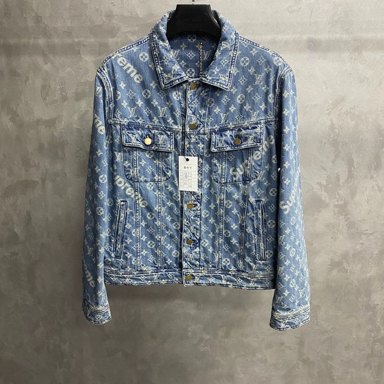 Louis Vuitton Louis Vuitton Blue two-pocket denim jacket Size US L / EU 52-54 / 3 - 1 Thumbnail