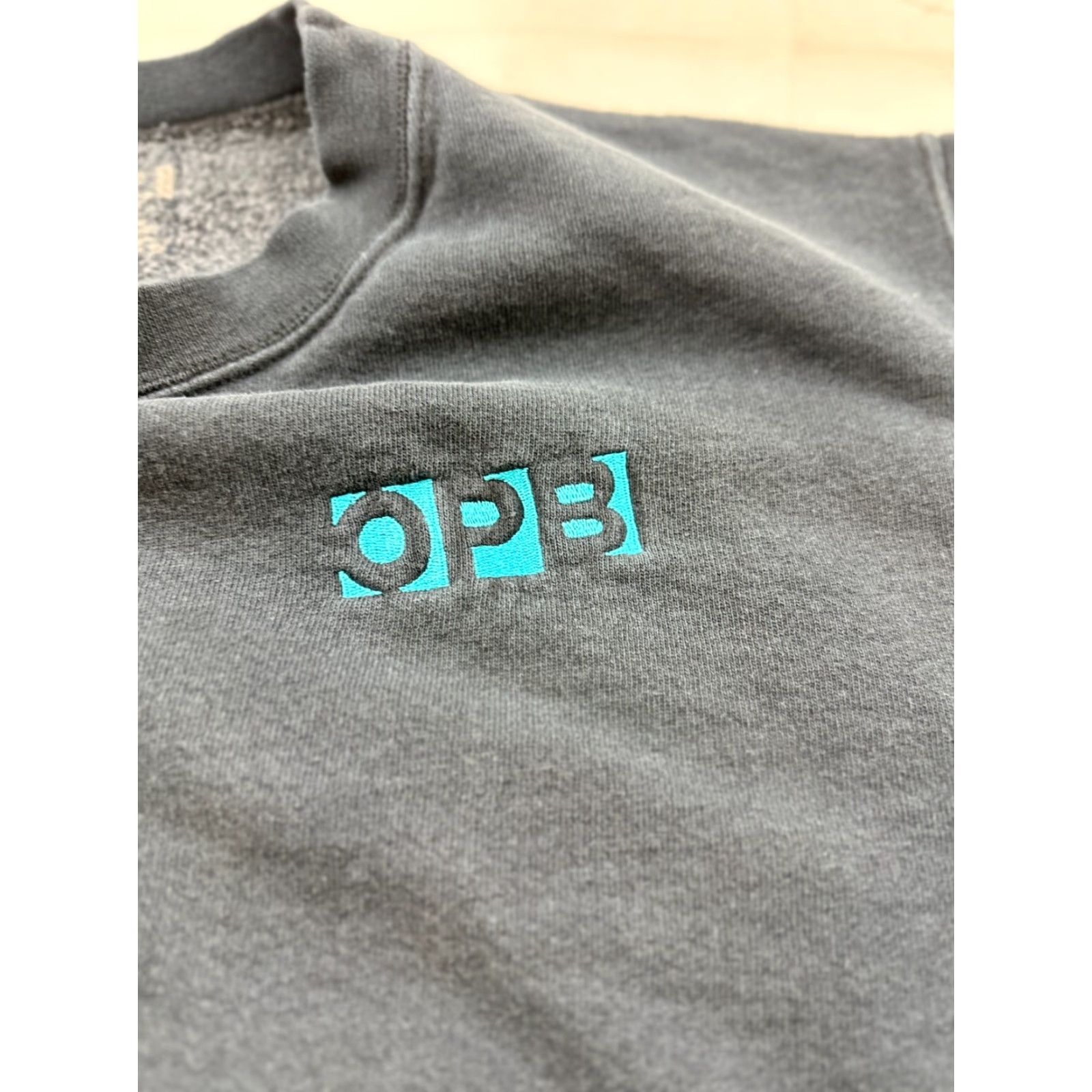 Fruit Of The Loom OPB Sweatshirt Adult Large Blue Heavy Cotton Regular Crew Neck Pullover Size US L / EU 52-54 / 3 - 5 Thumbnail