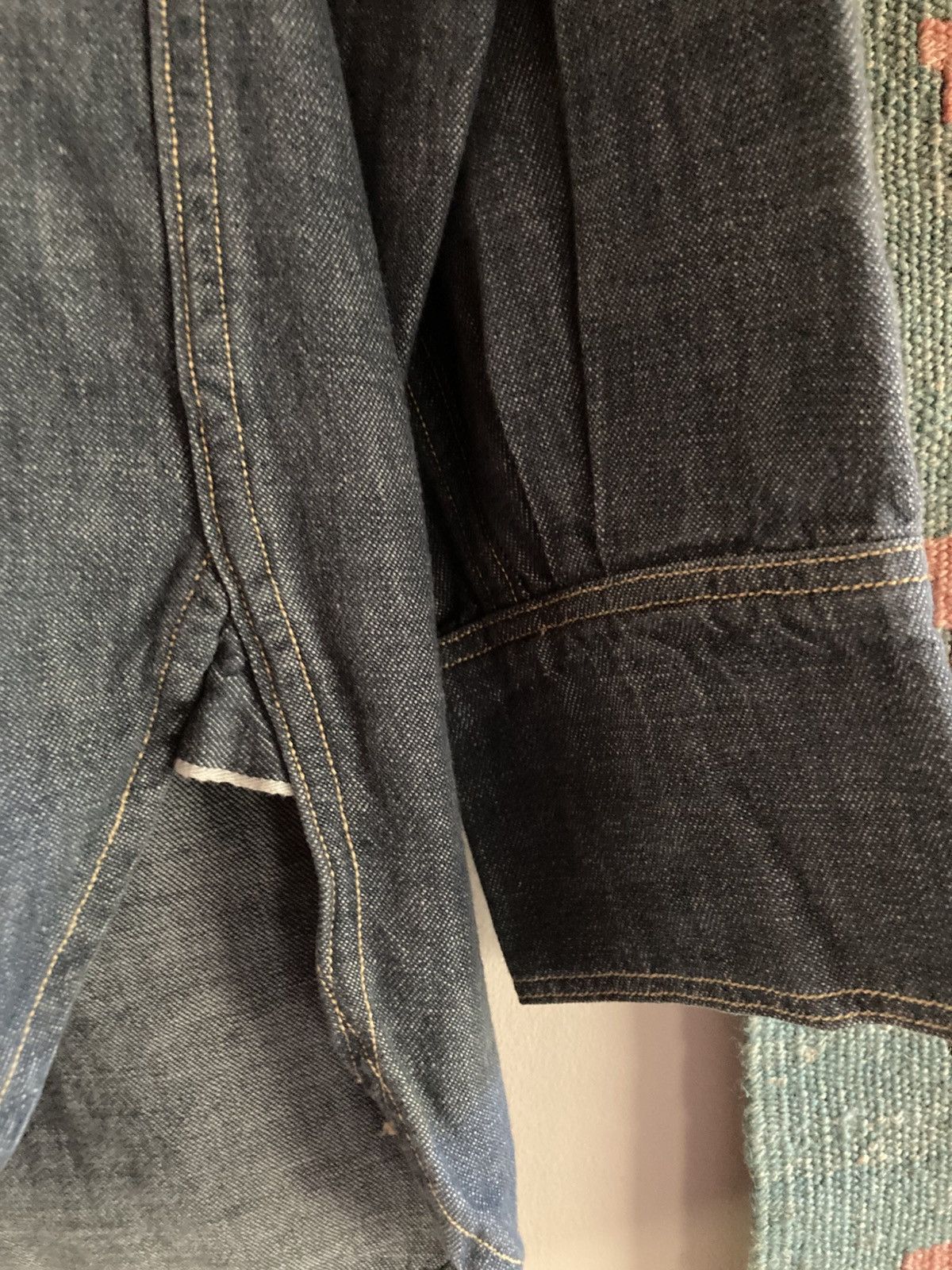 Warehouse & Co. Warehouse & Co Sawtooth Denim Western Shirt Size US M / EU 48-50 / 2 - 7 Thumbnail