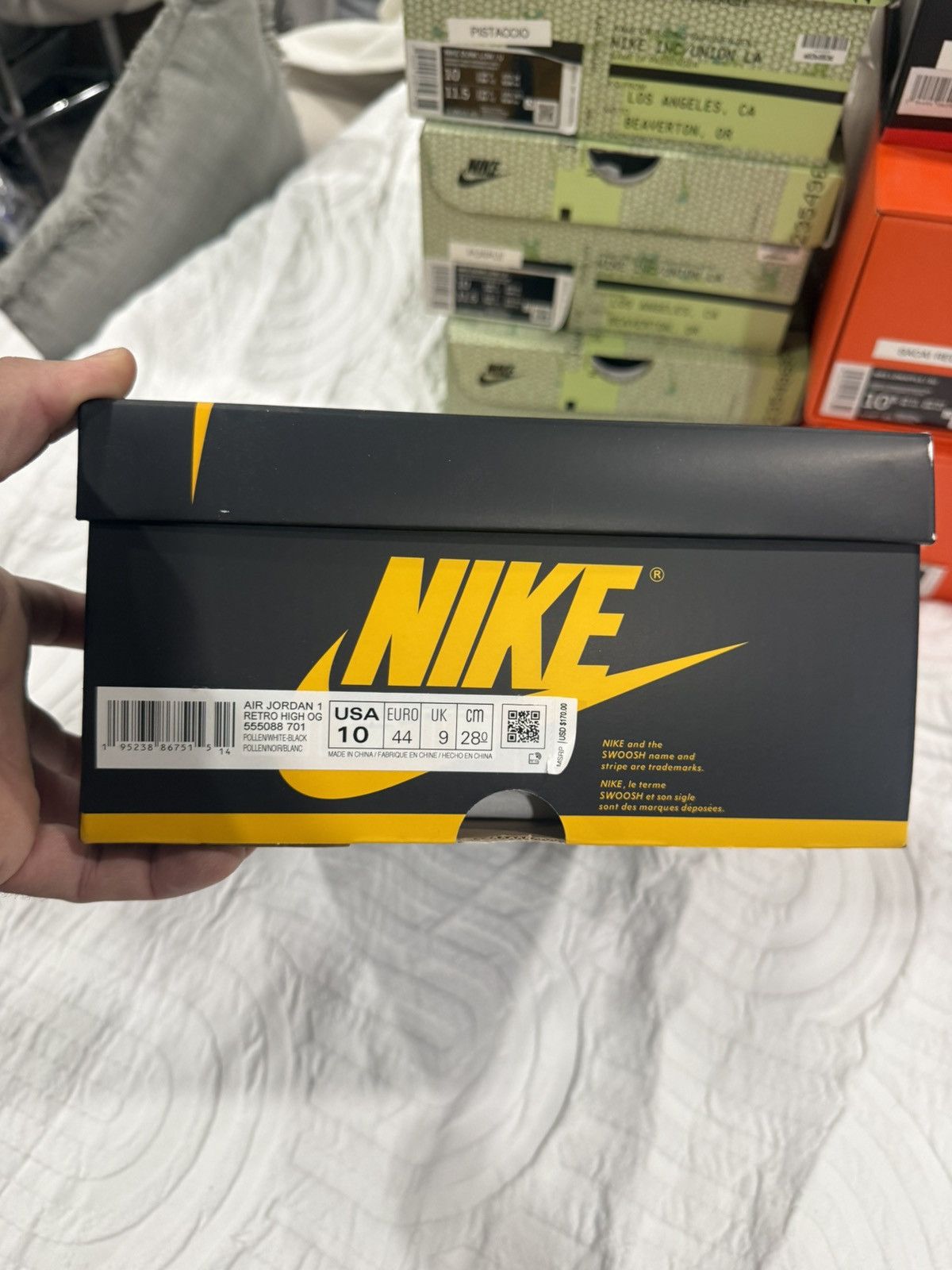 Jordan Brand Air jordan 1 Yellow/black size 10 Size US 10 / EU 43 - 8 Thumbnail