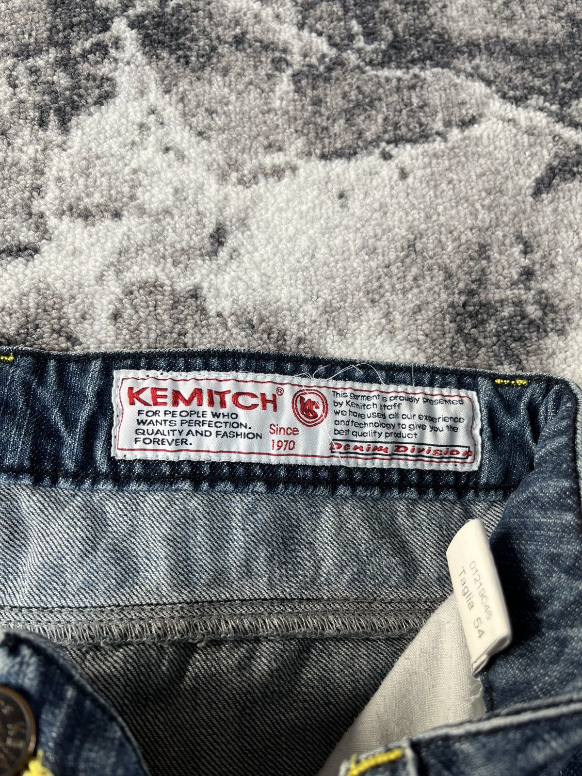 Other Kemitch Distressed Slim Biker Jeans Y2K Italy Size US 37 - 8 Thumbnail