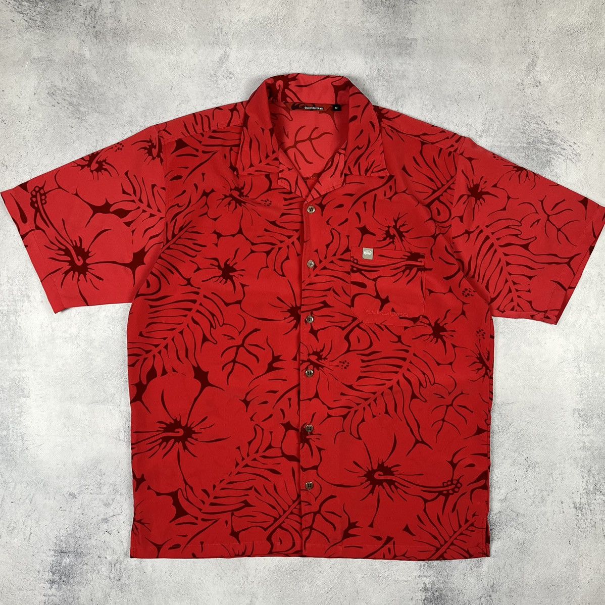 Quiksilver Vintage Quiksilver Yin-Yang y2k Hawaii Crazy shirt 90’s Size US M / EU 48-50 / 2 - 2 Thumbnail