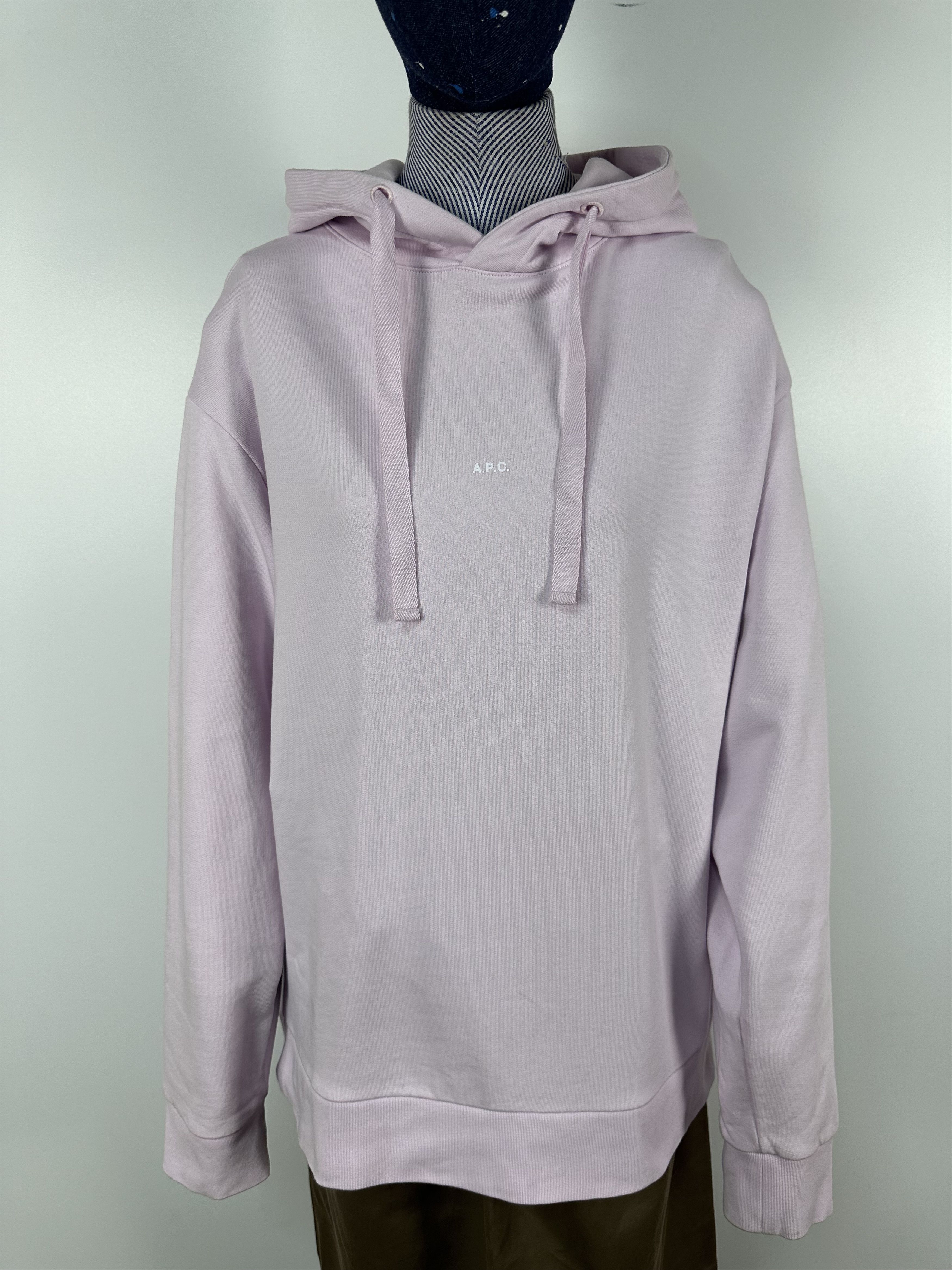 A.P.C. × Grailed A.P.C. Hoodie Pink Logo Womens Size M Size M / US 6-8 / IT 42-44 - 2 Thumbnail