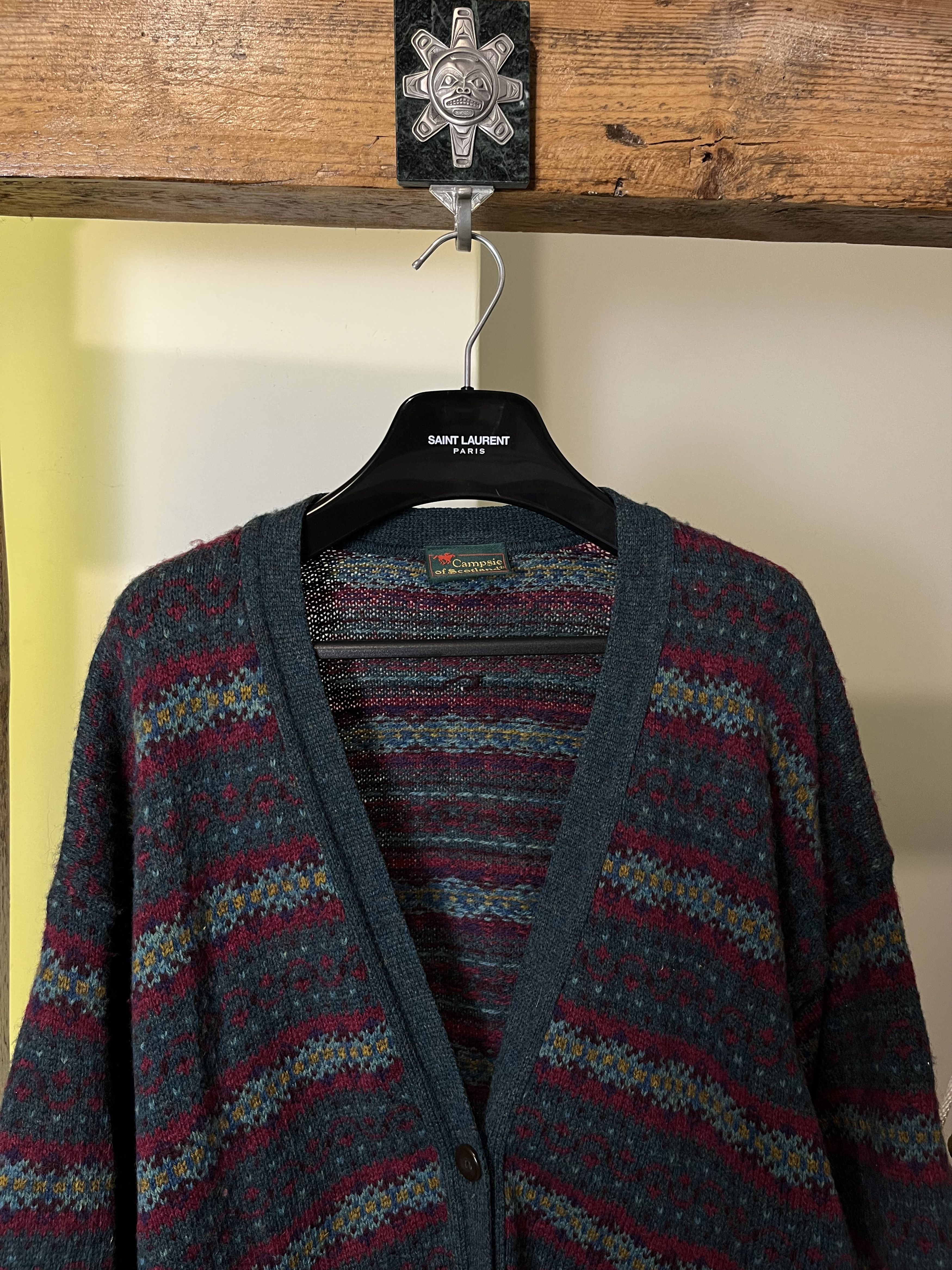 Vintage Vintage Oldmoney Norwegian Nordic Wool Knitwear Granola Girl Size US L / EU 52-54 / 3 - 3 Thumbnail