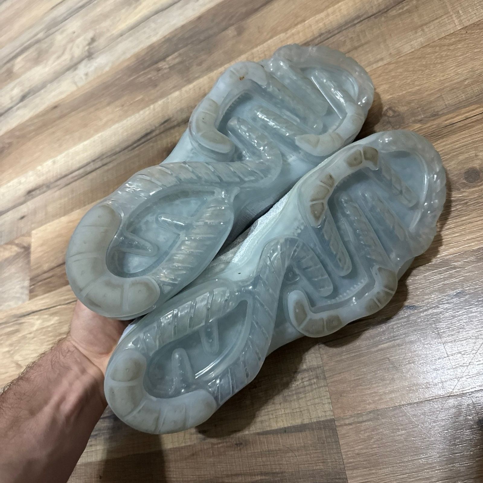 Nike Nike Air Vapormax 2023 Flyknit Pure Platinum Size US 11.5 / EU 44-45 - 8 Thumbnail